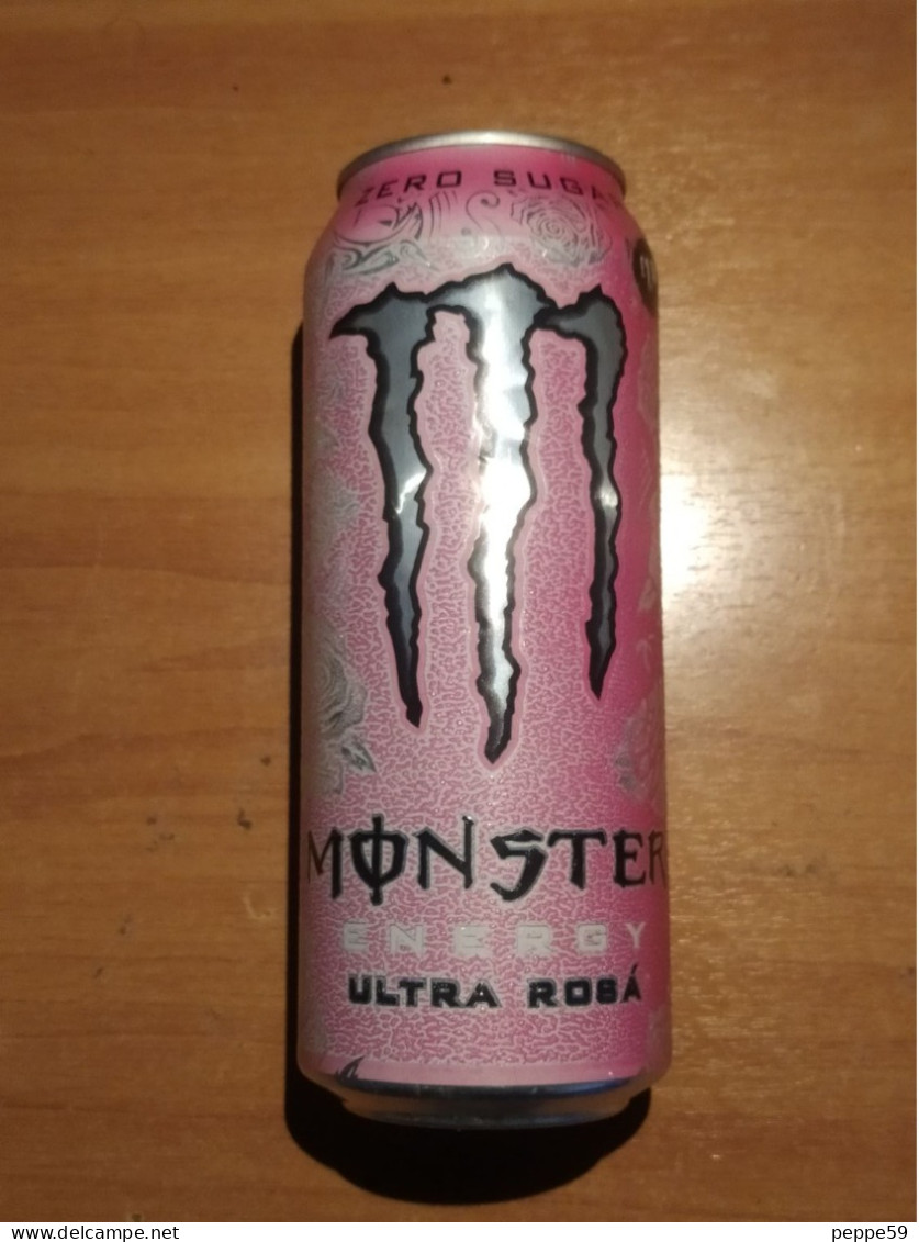 Lattina Italia - Energy Drink Monster - Ultra Rosa ( Vuota ) - Blikken