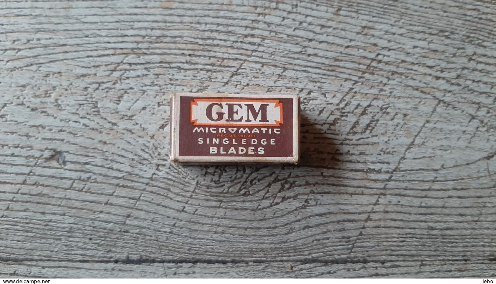 Boîte Complète De 5 Lames De Rasoir GEM Micromatic American Singledge Blades Neuve - Razor Blades