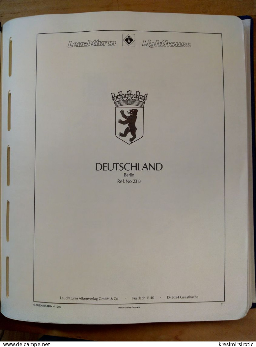 Deutsche Bundespost Berlin (1948-90) Lechtturmov  Album Sa Albumskim Listovima - Sammlungen (im Alben)