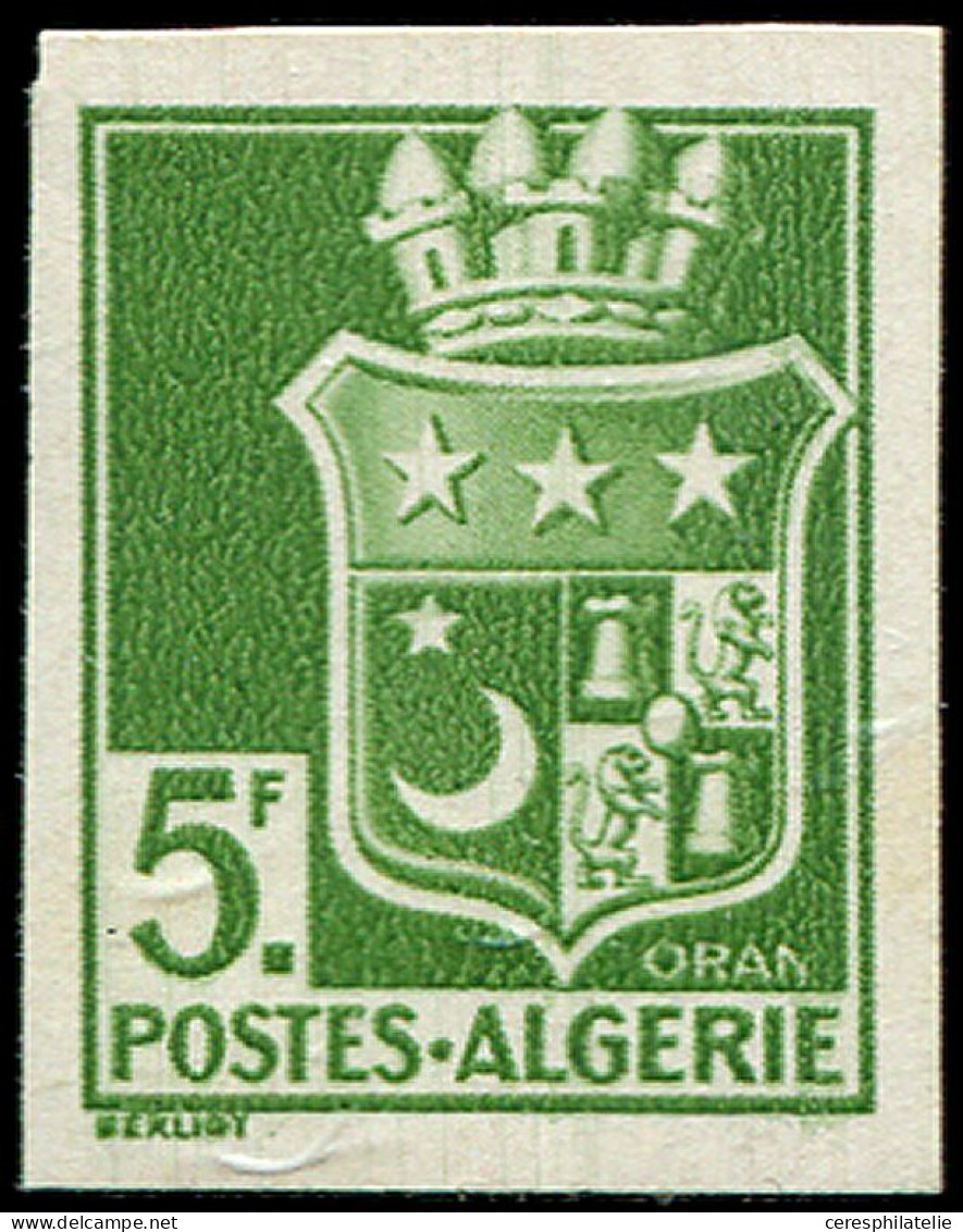 (*) ALGERIE 183 : Non Dentelé Sur Bristol, TB - Other & Unclassified