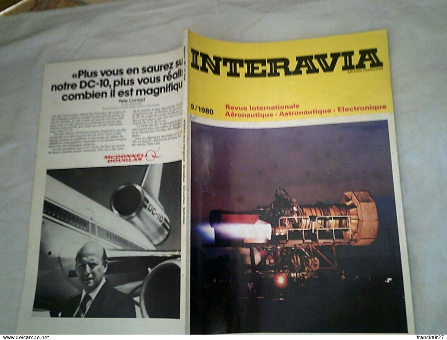 INTERAVIA 9/1980 Revue Internationale Aéronautique Astronautique Electronique - Aviation