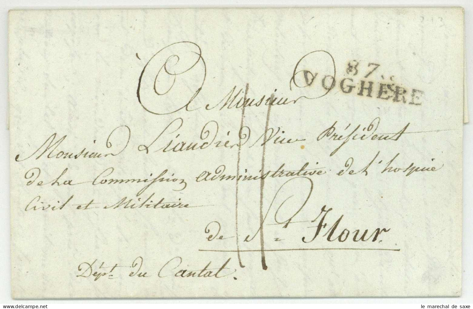 87 VOGHERE Voghera Saint-Flour Cantal 1813 Casteggio - 1792-1815: Conquered Departments