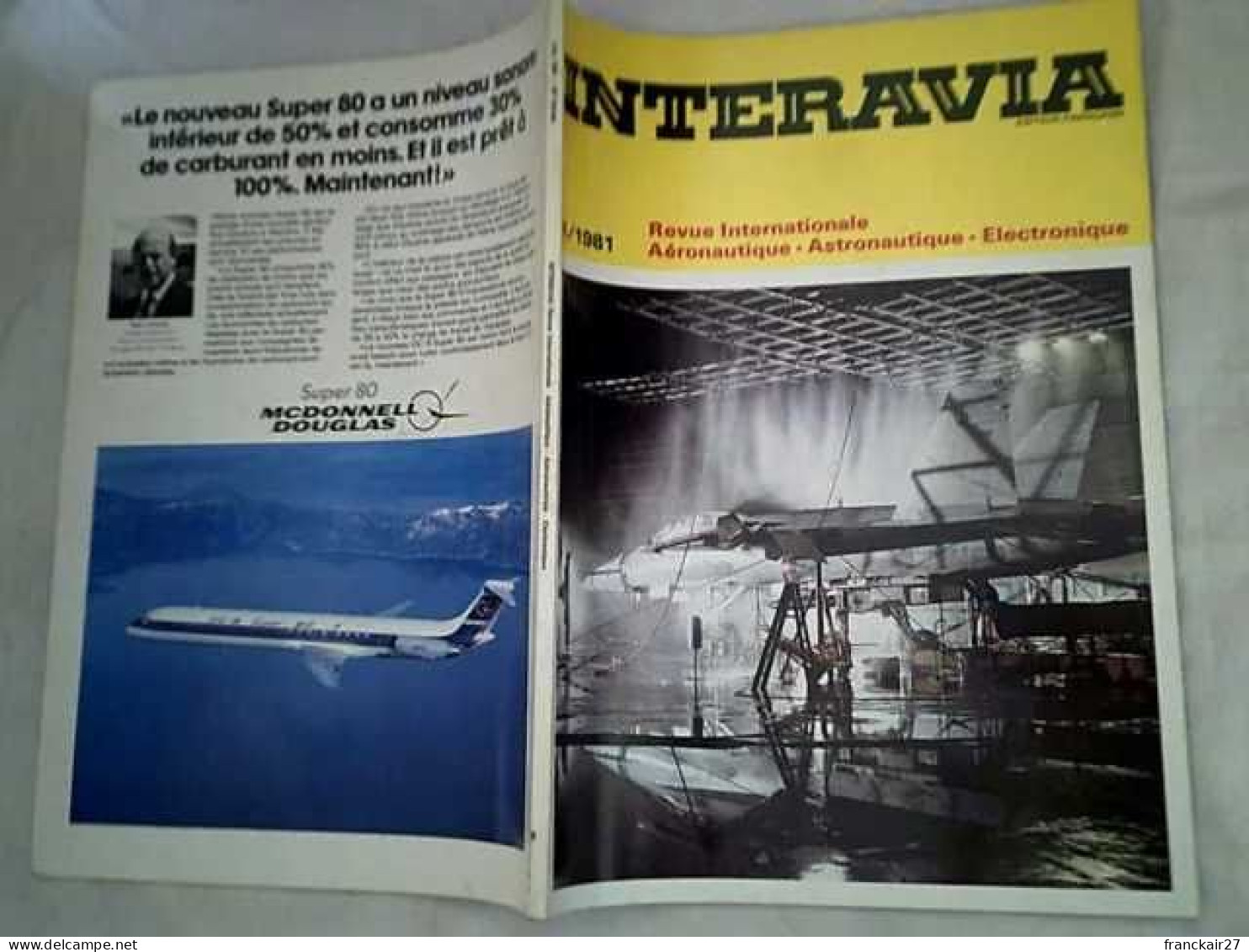 INTERAVIA 6/1981 Revue Internationale Aéronautique Astronautique Electronique - Aviation