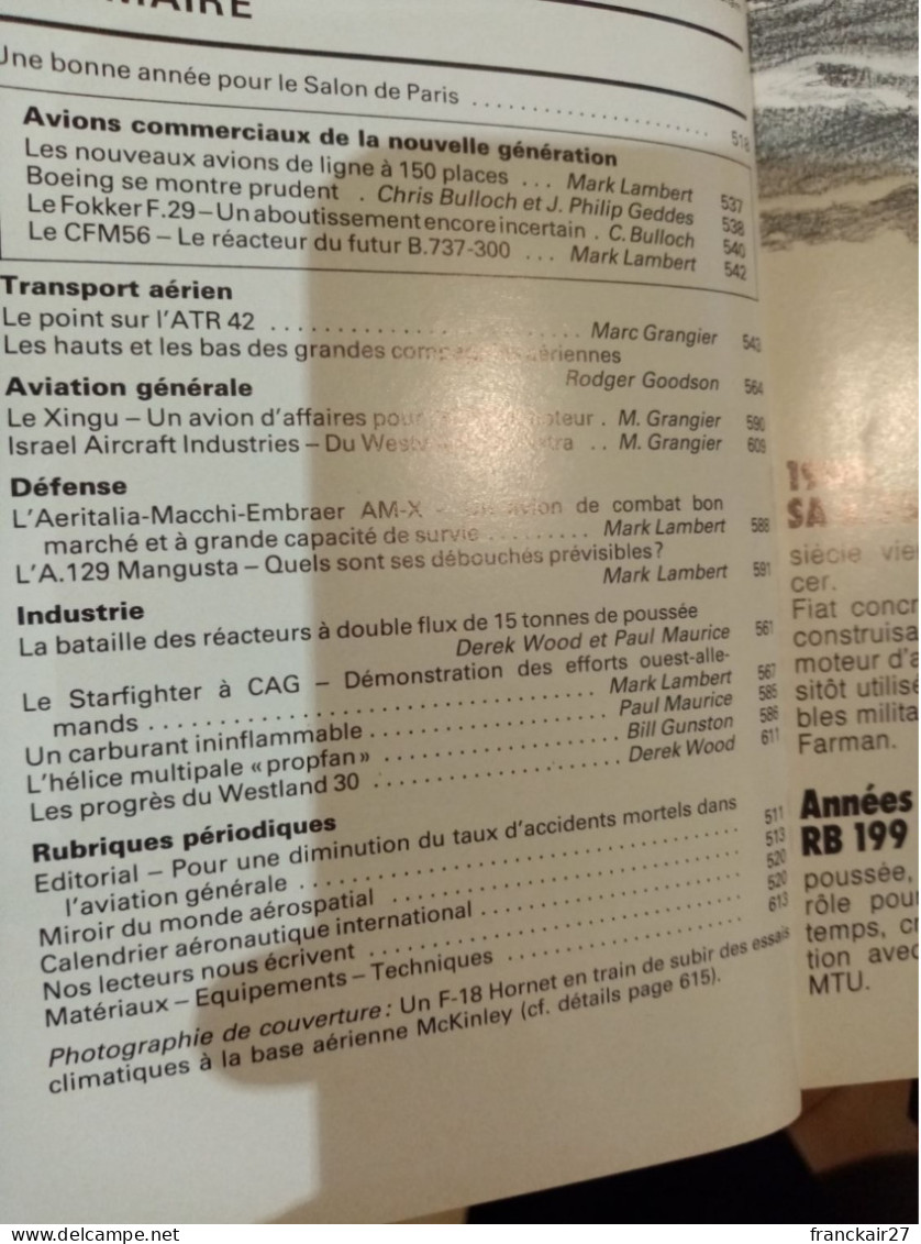 INTERAVIA 6/1981 Revue Internationale Aéronautique Astronautique Electronique - Luftfahrt & Flugwesen