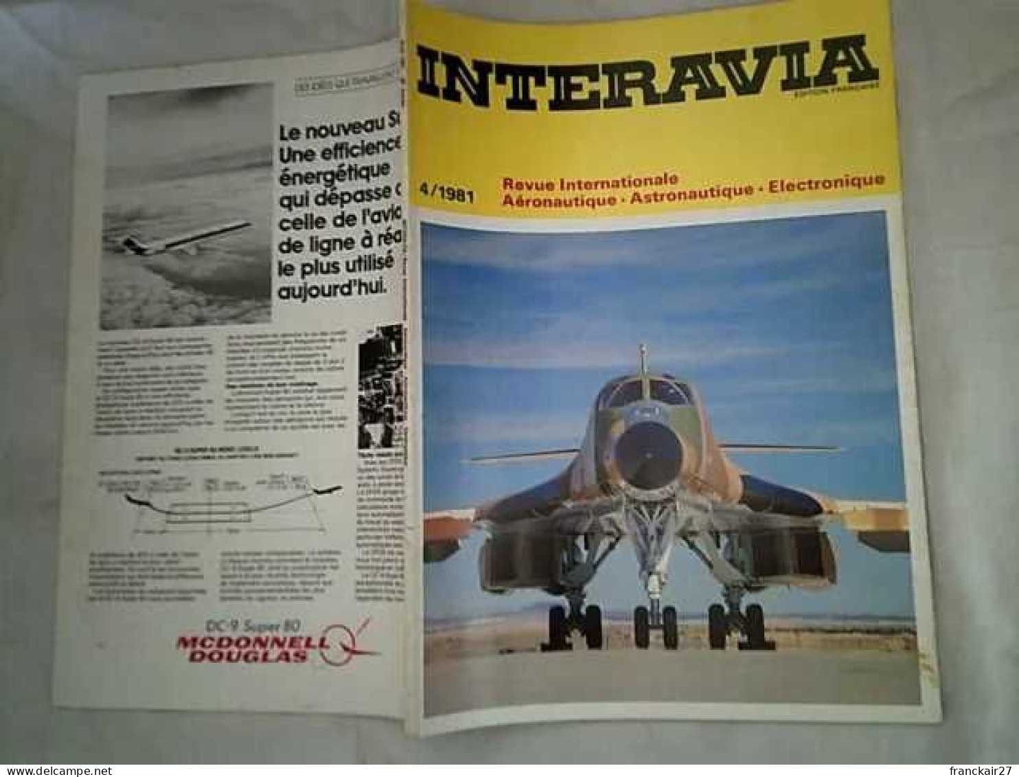 INTERAVIA 4/1981 Revue Internationale Aéronautique Astronautique Electronique - Aviación