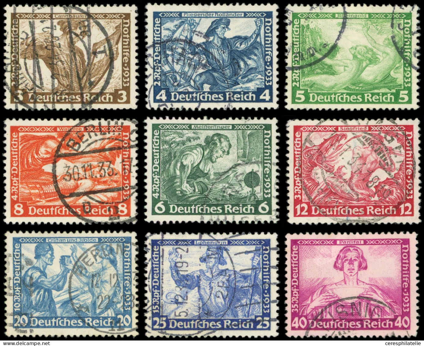 EMPIRE 470/78 : La Série Obl., TB - Used Stamps