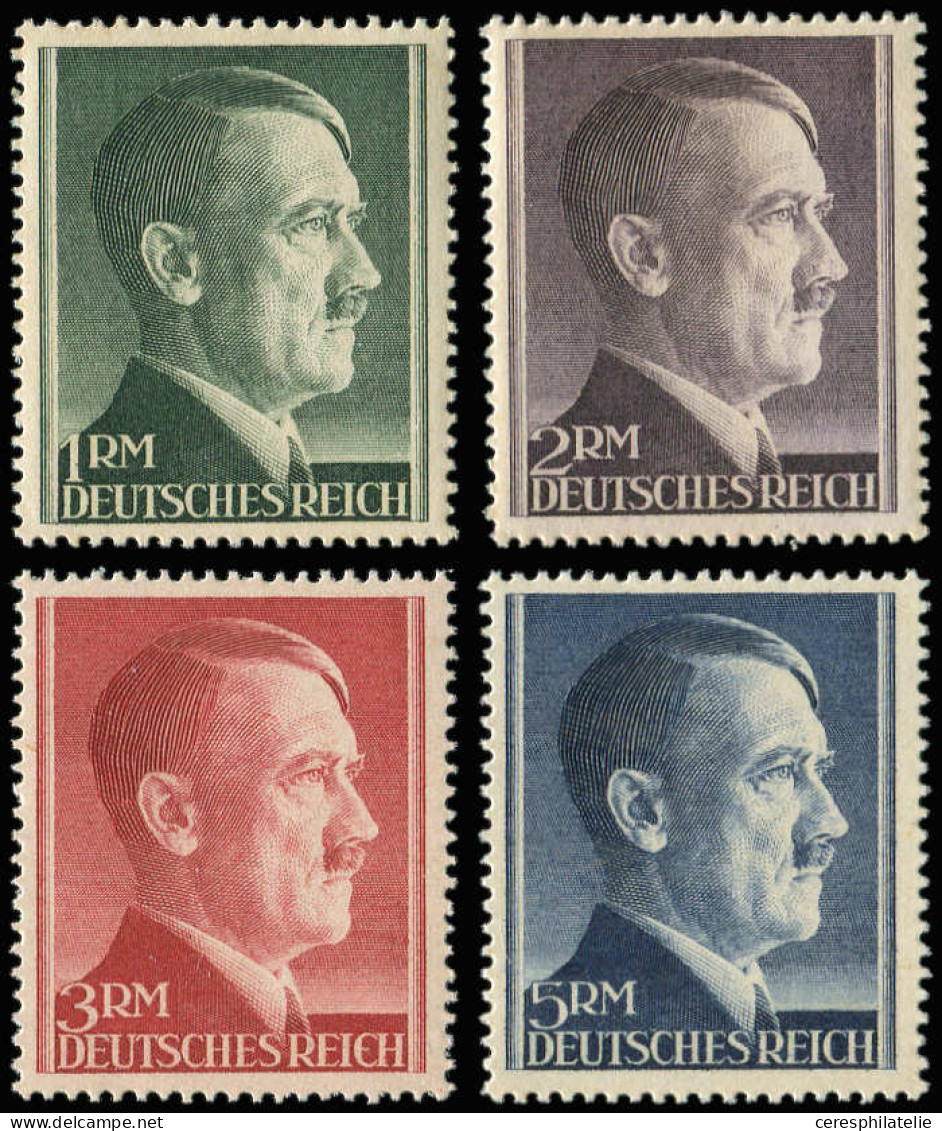 ** EMPIRE 723a/26a : 1m., 2m., 3m. Et 5m. De 1941-43, Dent. 14, TB - Unused Stamps