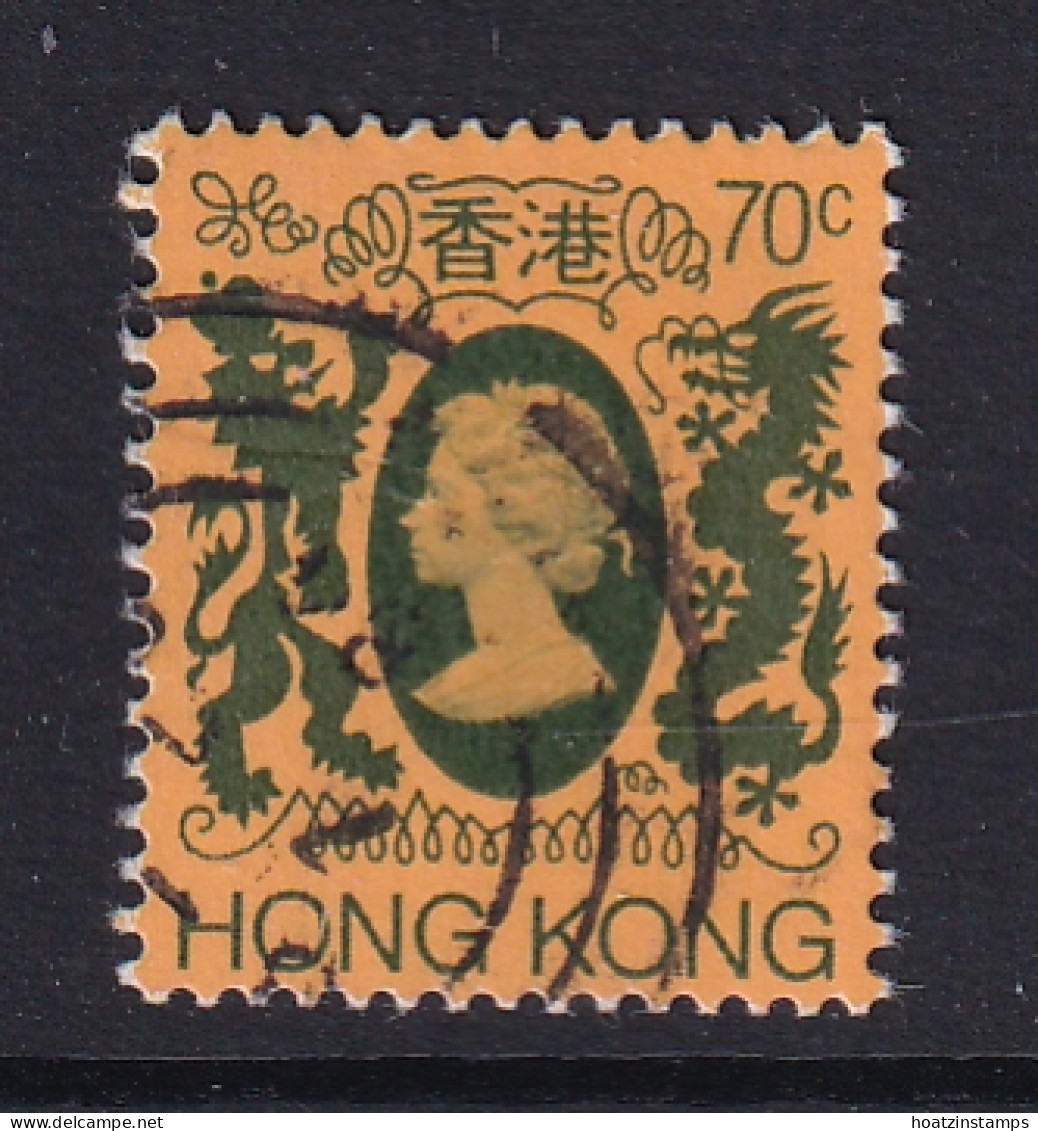 Hong Kong: 1982   QE II     SG421      70c   [with Wmk]    Used - Gebraucht