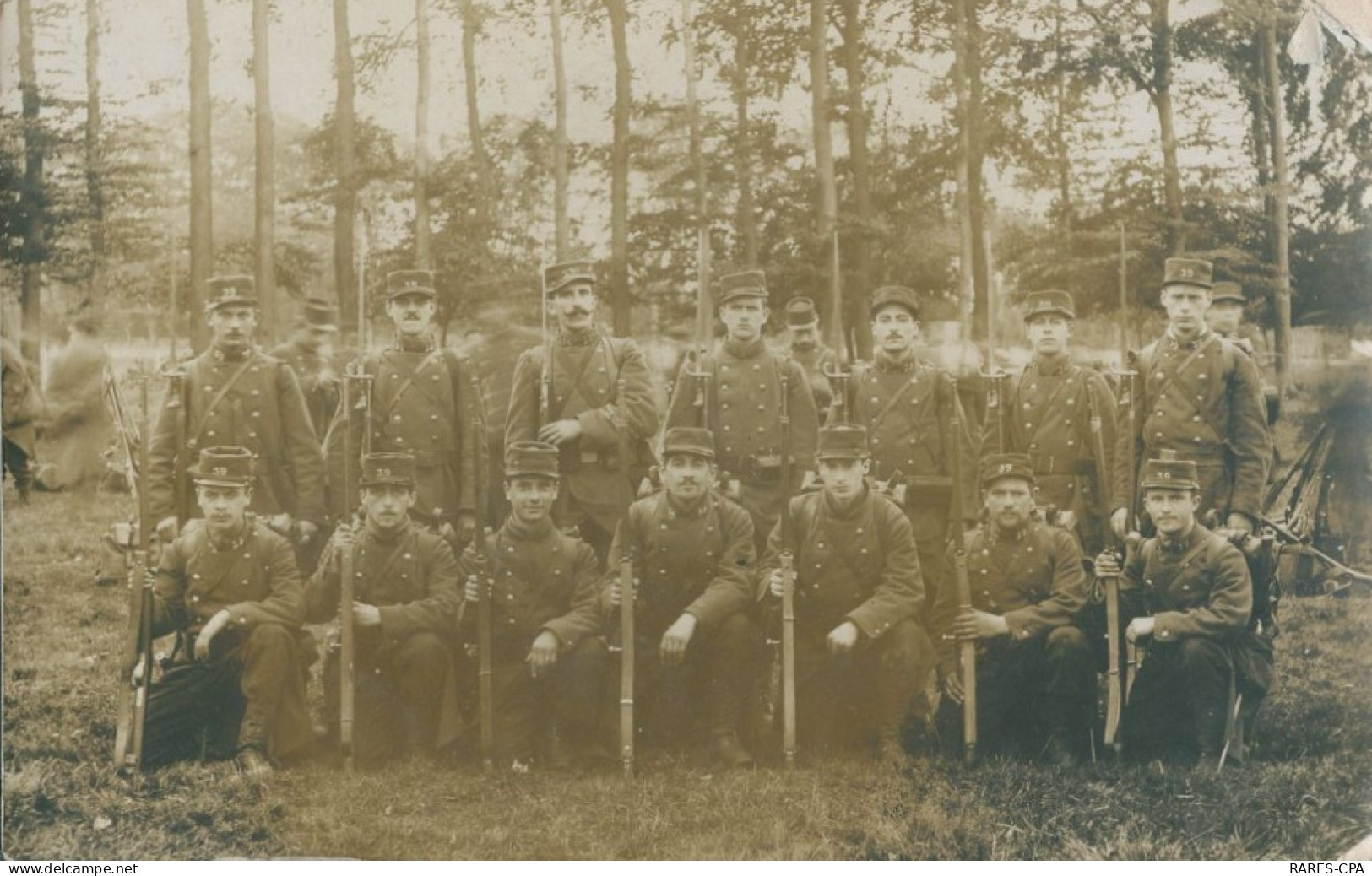 CPA PHOTO - Régiment En Pause Régiment 39 ème - War 1914-18