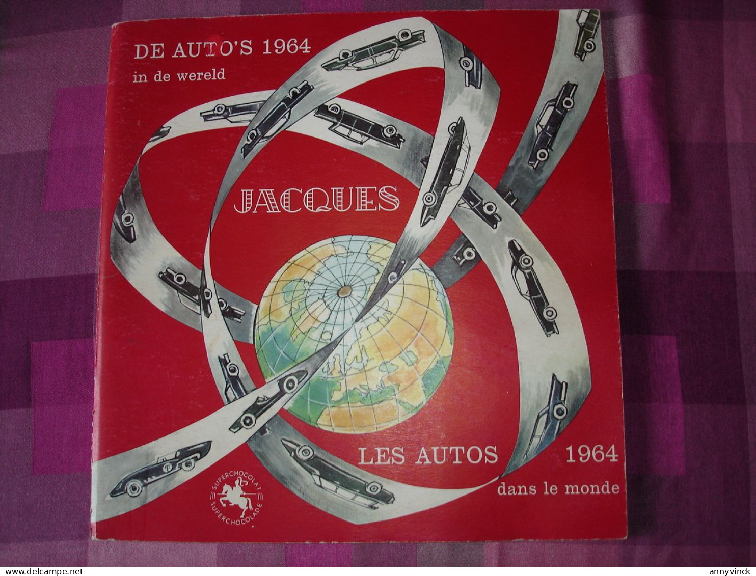 Chocolade Jacques Chocolat 2 Albums Auto's 1964 & Auto's 1966 Volledig Prima Staat - Jacques