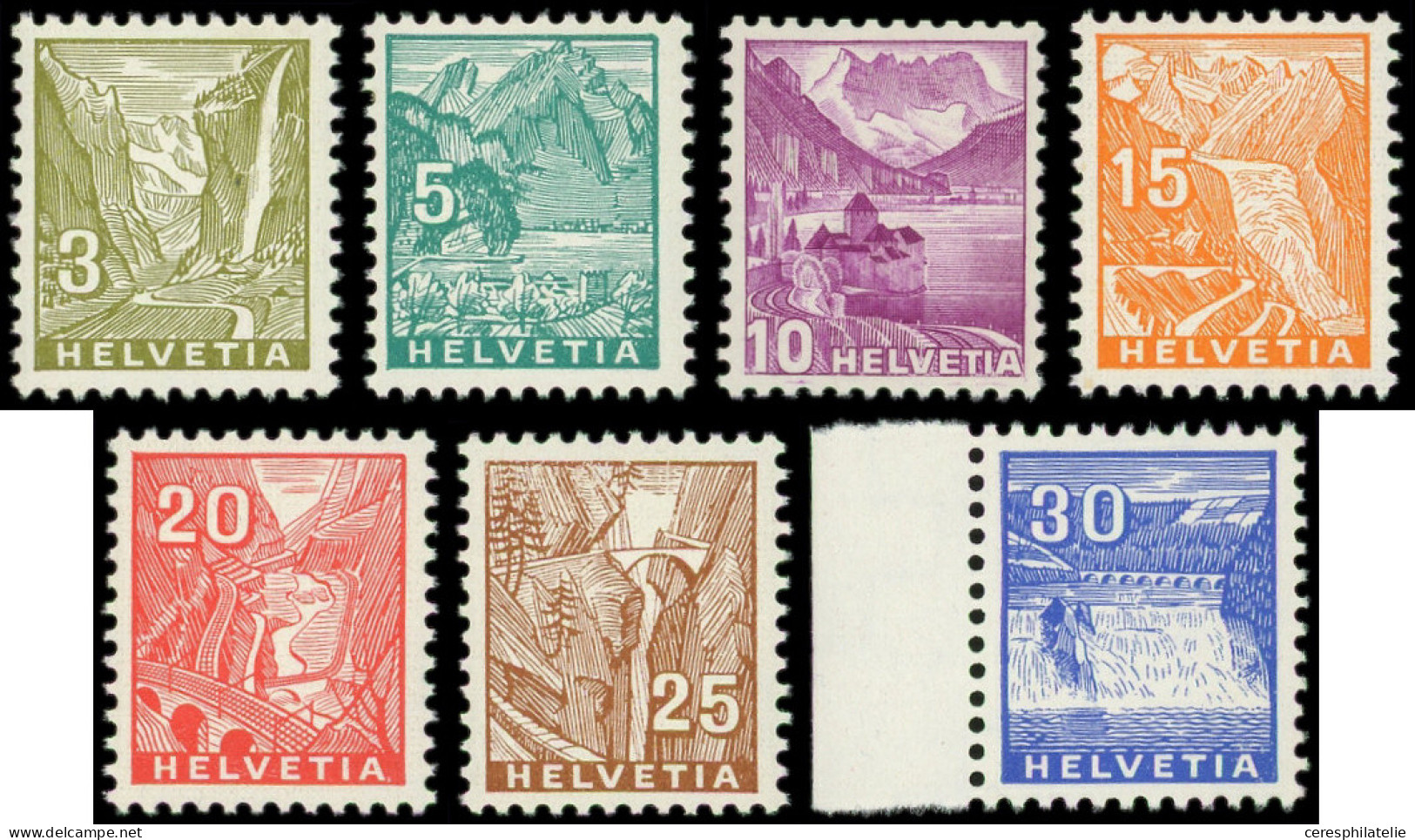 ** SUISSE 272/77 : Série Courante De 1934, TB - Nuevos