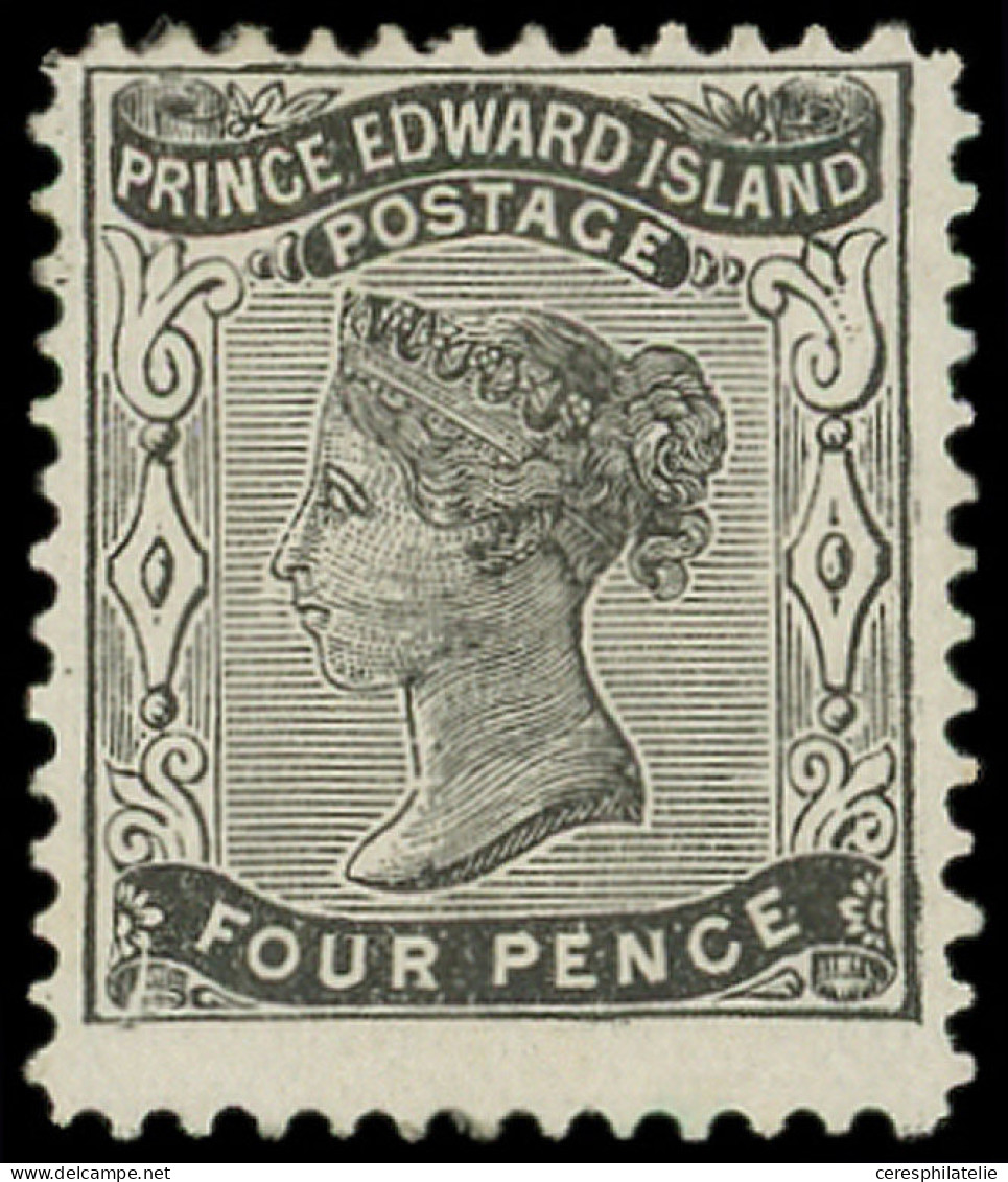 * PRINCE EDOUARD 7 : 4p. Noir, TB - Unused Stamps