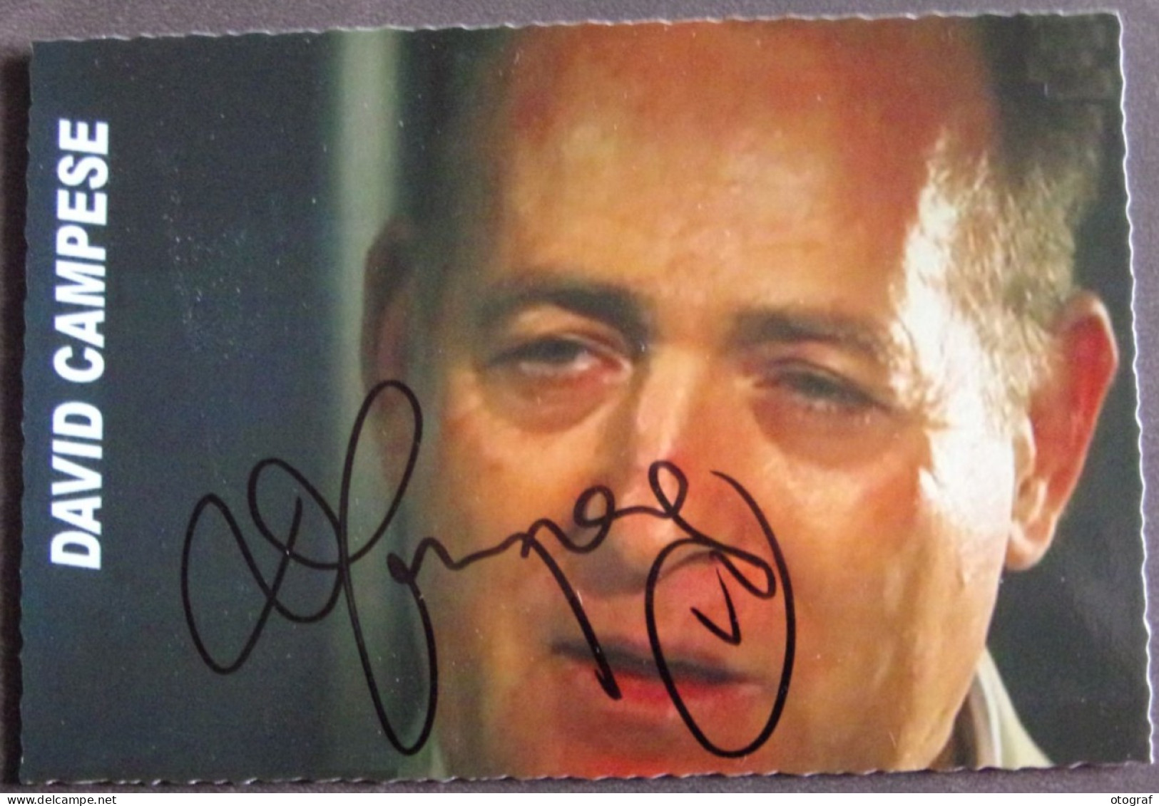 David CAMPESE - Dédicace - Hand Signed - Autographe Authentique - Rugby