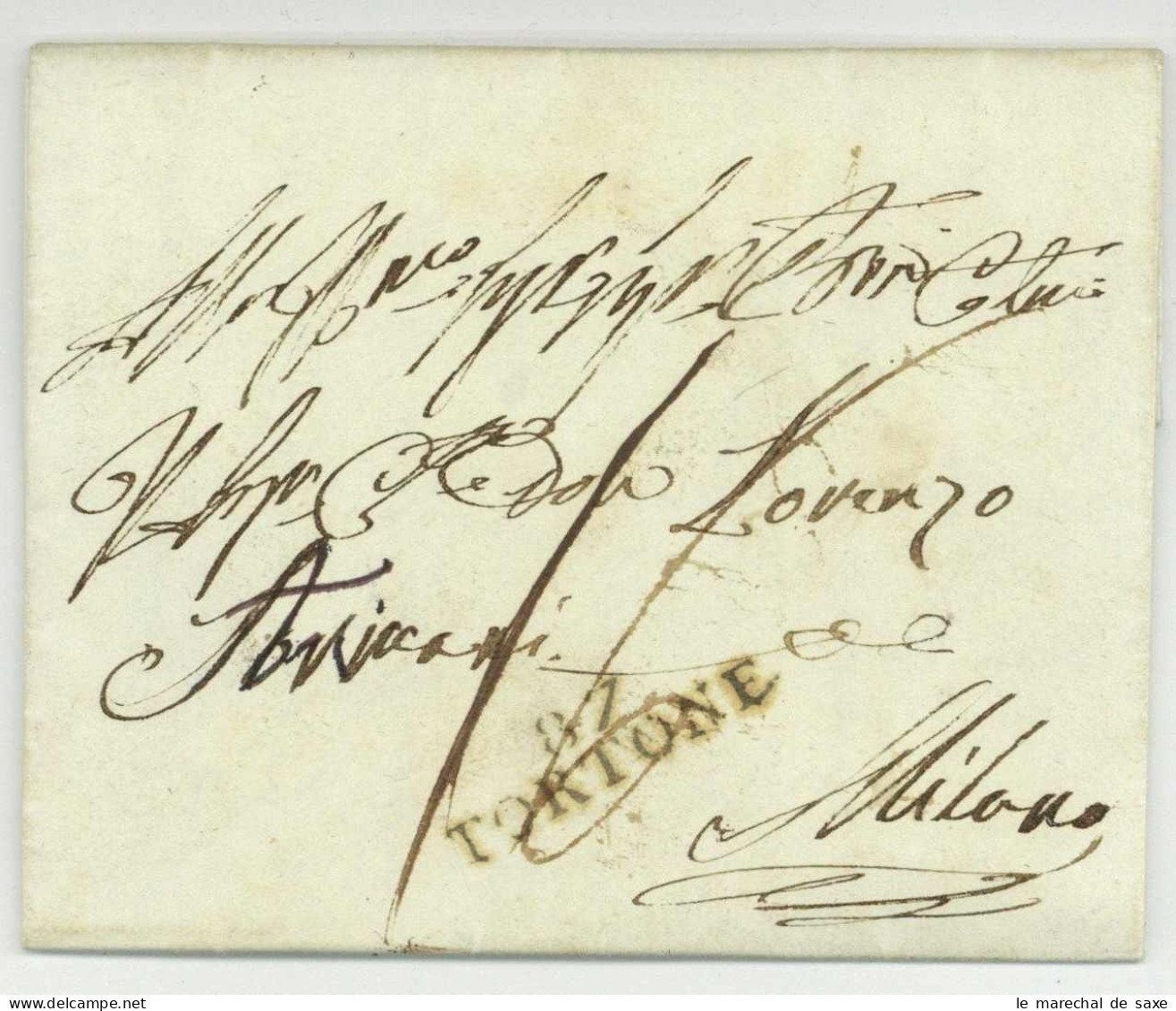 Tortona 87 TORTONE 1815 Pour Milano - 1792-1815: Dipartimenti Conquistati