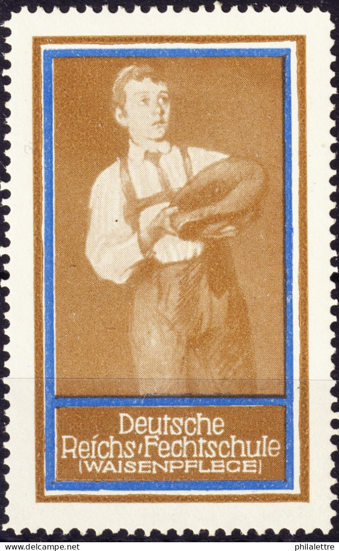 ALLEMAGNE / DEUTSCHLAND Wohltätigkeits-Marke "DEUTSCHE REICHS-FECHTSCHULE (WAISENPFLEGE) " Neuf/Ungebraucht -Ref.005 - Unused Stamps