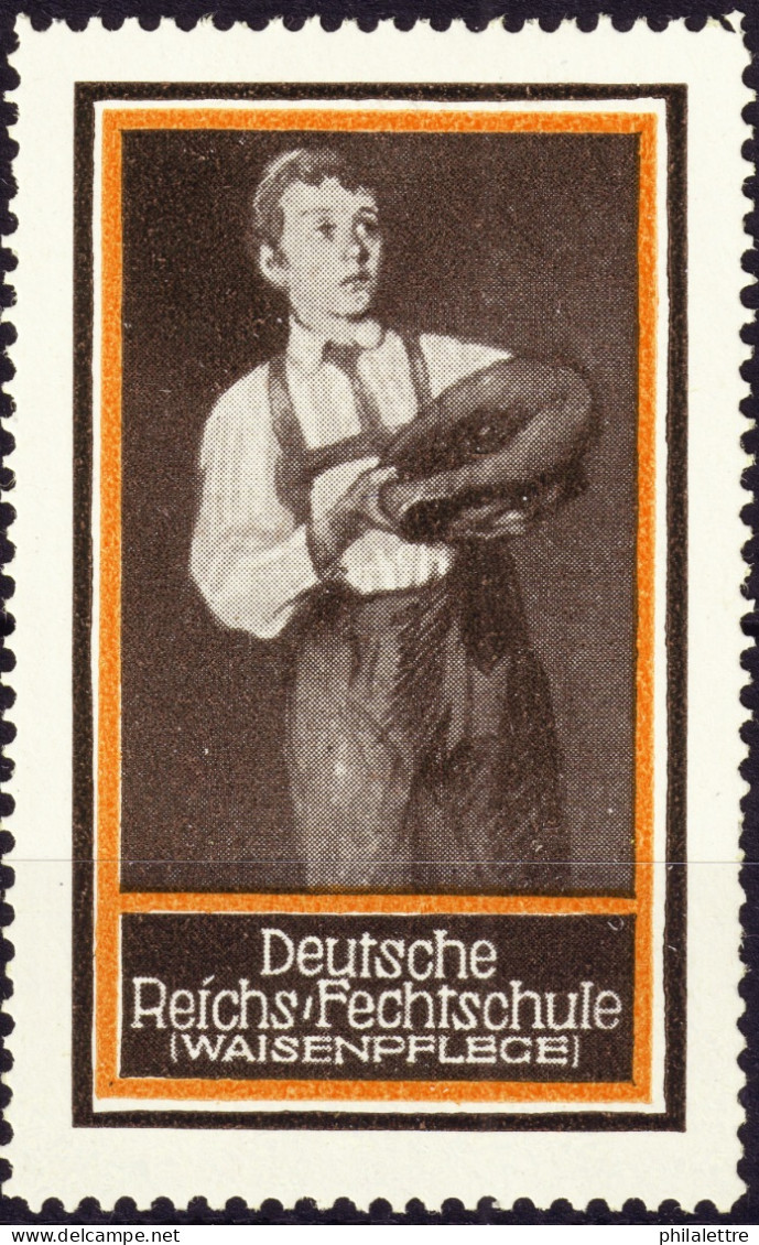 ALLEMAGNE / DEUTSCHLAND Wohltätigkeits-Marke "DEUTSCHE REICHS-FECHTSCHULE (WAISENPFLEGE) " Neuf/Ungebraucht -Ref.006 - Unused Stamps