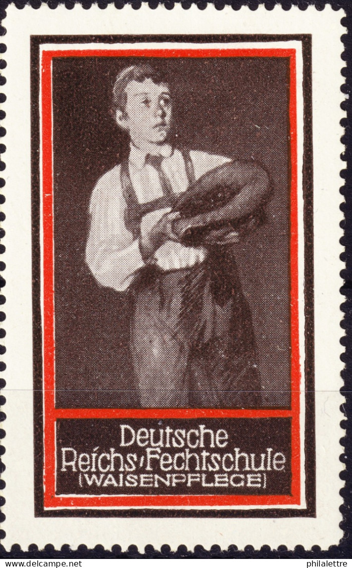 ALLEMAGNE / DEUTSCHLAND Wohltätigkeits-Marke "DEUTSCHE REICHS-FECHTSCHULE (WAISENPFLEGE) " Neuf/Ungebraucht -Ref.007 - Unused Stamps