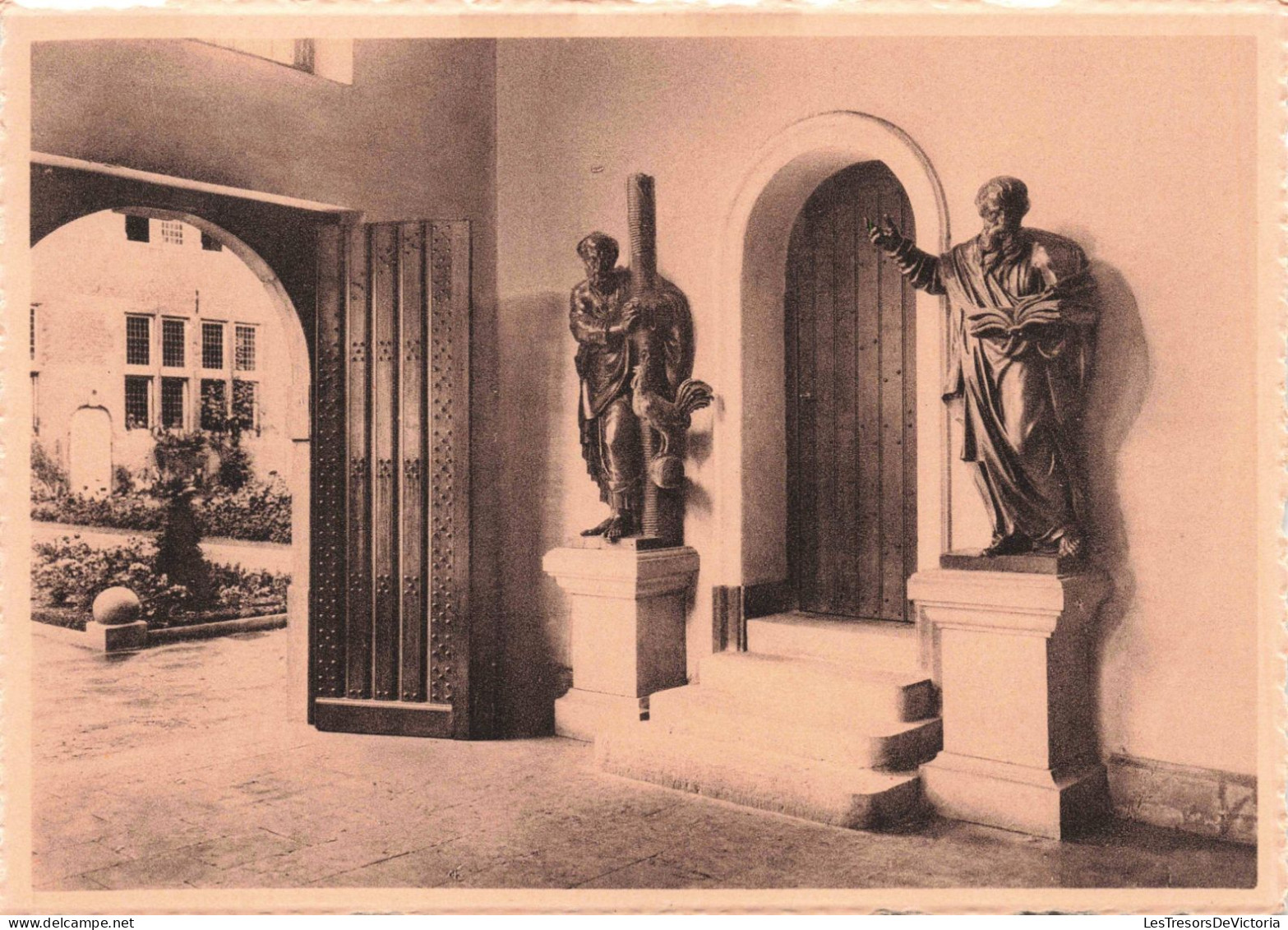 BELGIQUE - Dinant - Abbaye De Leffe - Entrée De La Bibliothèque - Carte Postale Ancienne - Dinant