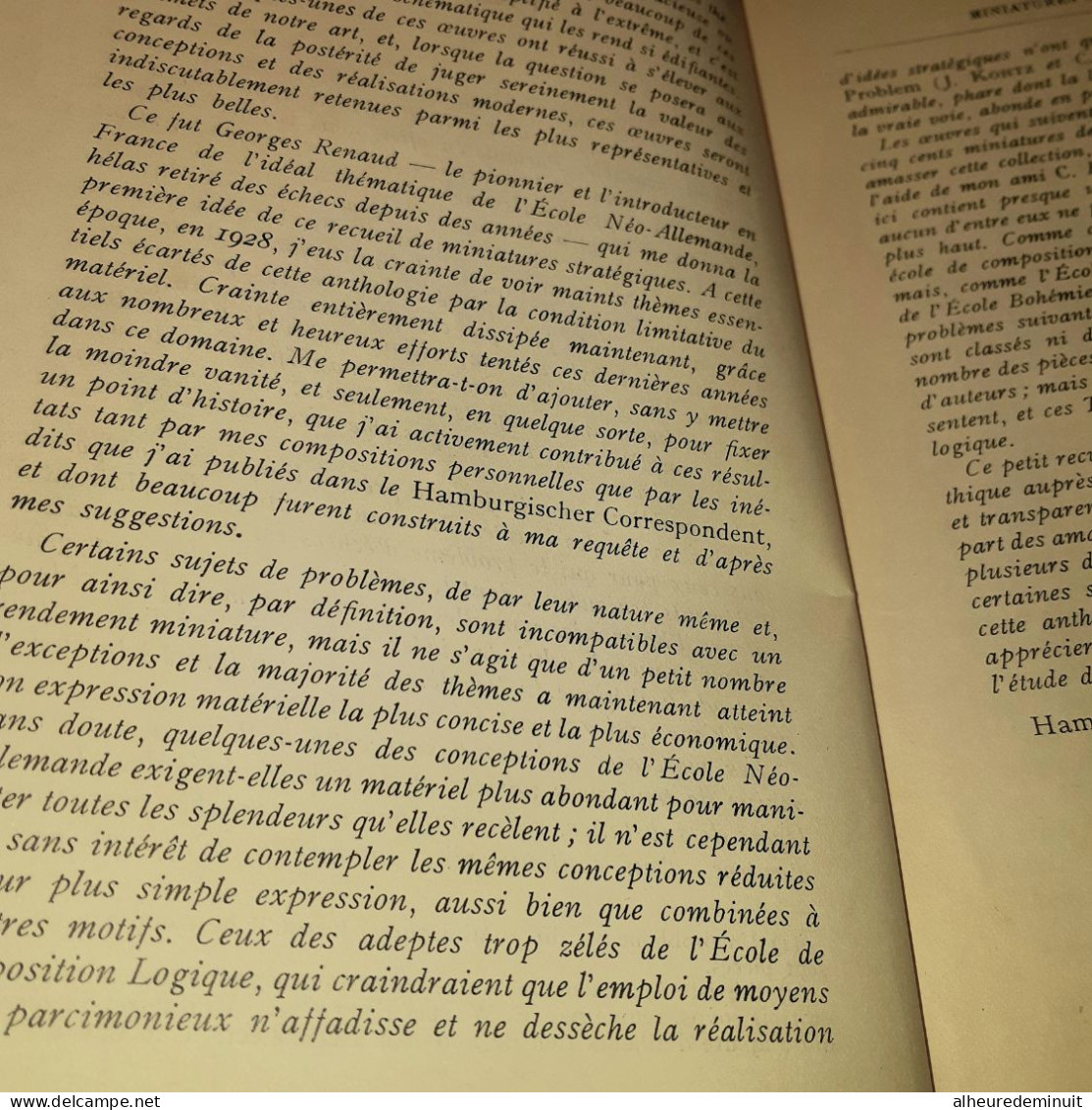 Livret MINIATURES STRATEGIQUES"F.PALATZ"monographies Sur Le Problème D'Echecs"l'échiquier Français"200 Miniatures"jeux - Gesellschaftsspiele