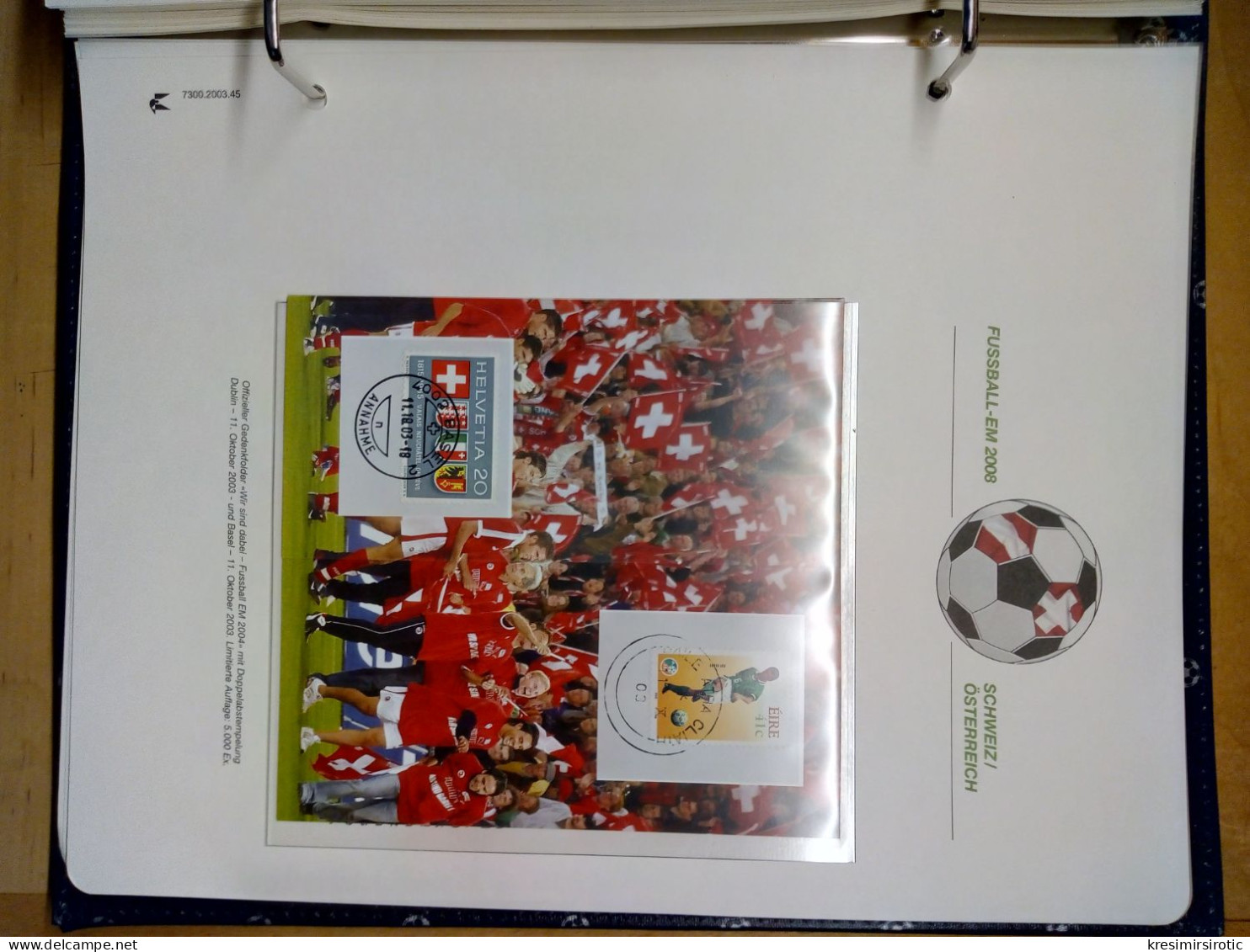 Album (kolekcija) Nogometno prvenstvo 2008 na albumskim listovima