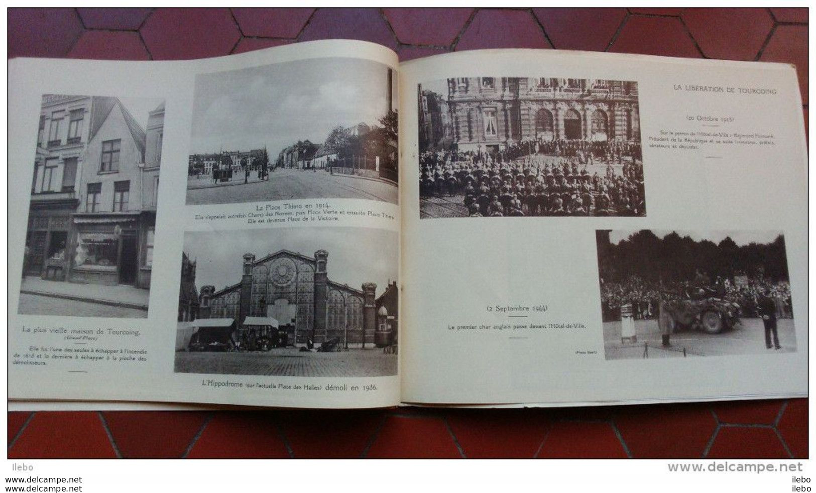 Tourcoing Plaquette Chambre De Commerce Préface De Driessche 1945 Photos Rare - Picardie - Nord-Pas-de-Calais