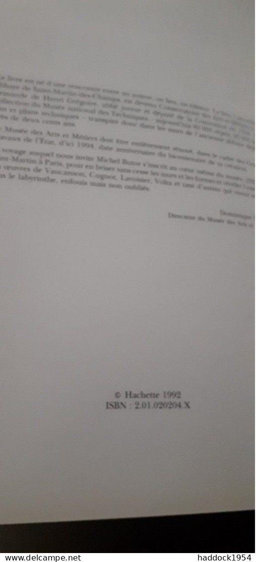 ICARE à PARIS Ou Les Entrailles De L'ingénieur MICHEL BUTOR Hachette 1992 - Paris