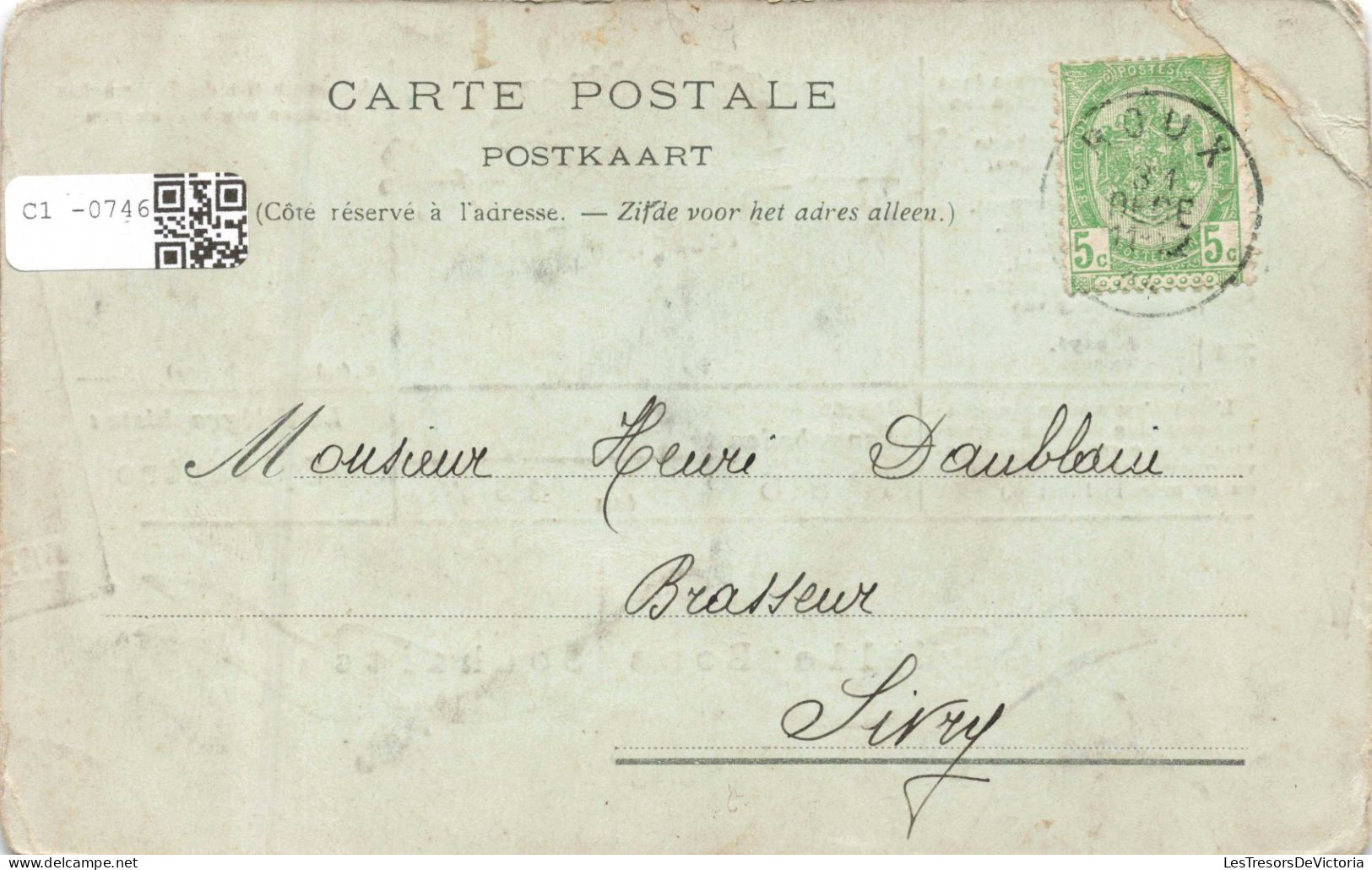 POSTE & FACTEURS - Télégramme - Carte Postale Ancienne - Post & Briefboten
