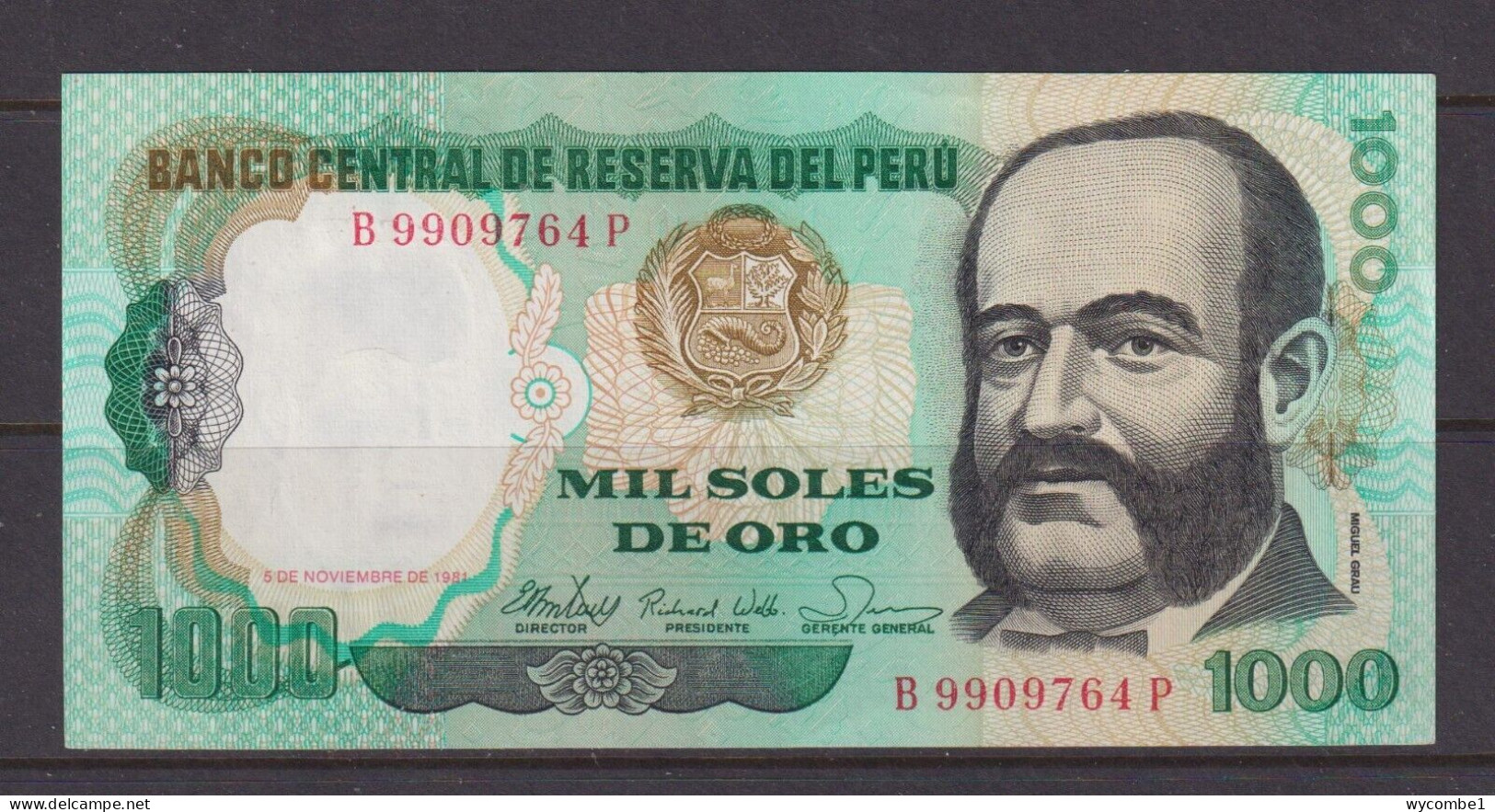 PERU - 1981 1000 Sol Circulated Banknote - Pérou