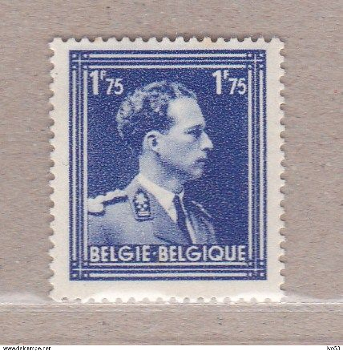 1943 Nr 642* Met Scharnier,zegel Uit Reeks Leopold III. - 1936-1957 Open Collar