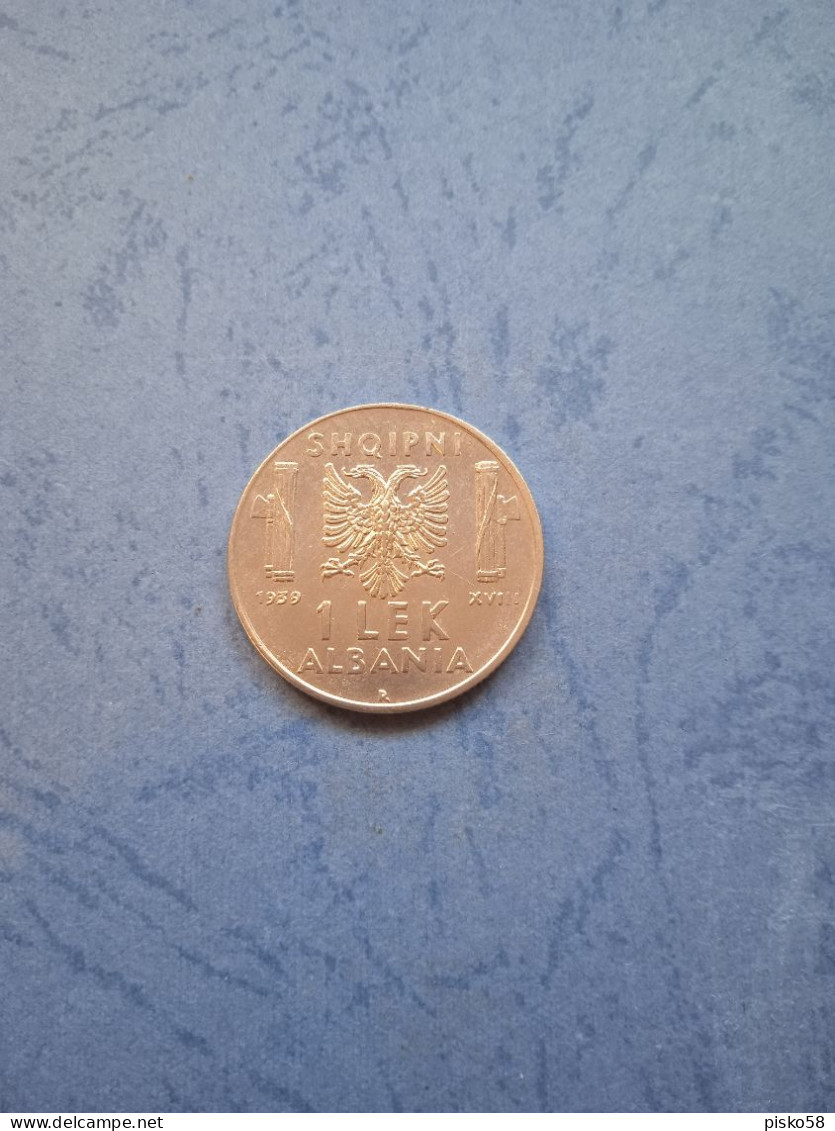 ALBANIA-1 LEK-1939- MAGNETICA - Albanien