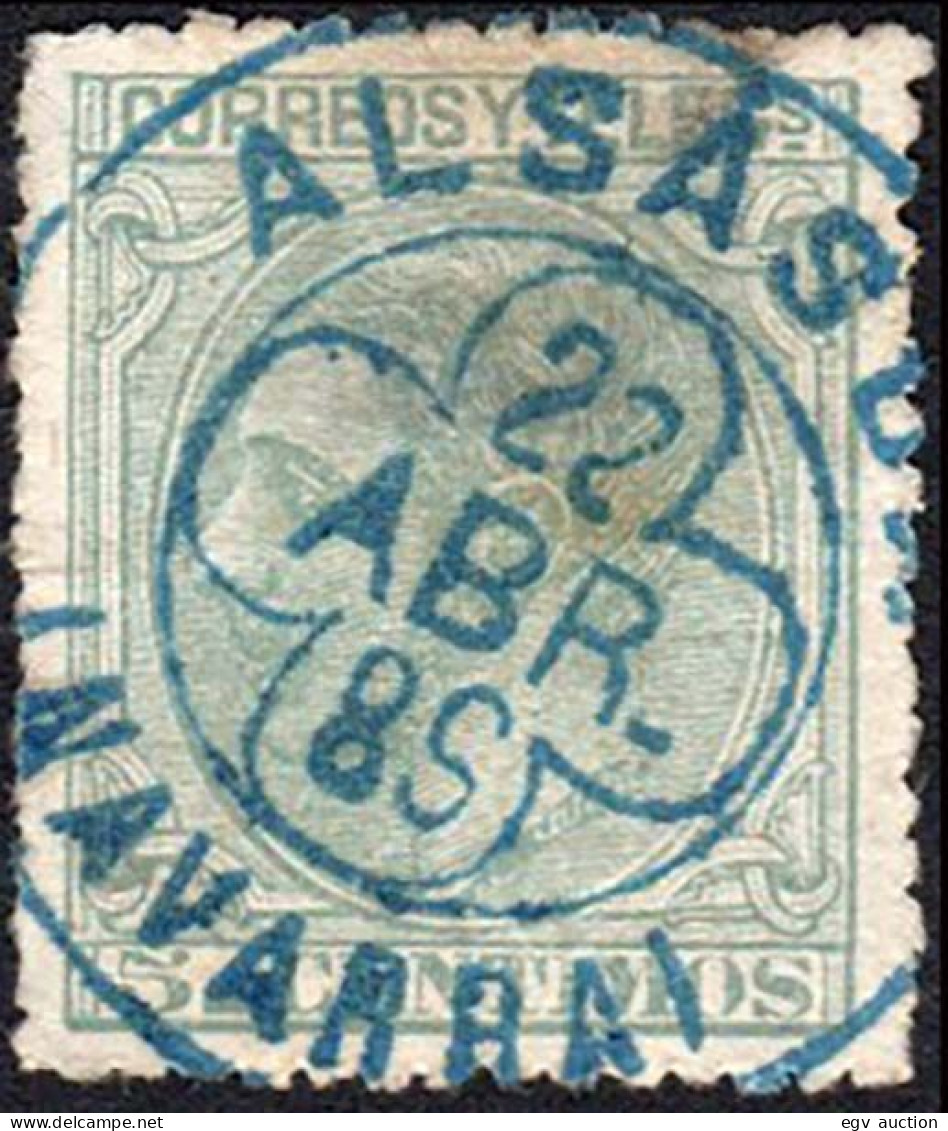 Navarra - Edi O 204 - Mat Trébol Azul "Alsasua" - Used Stamps