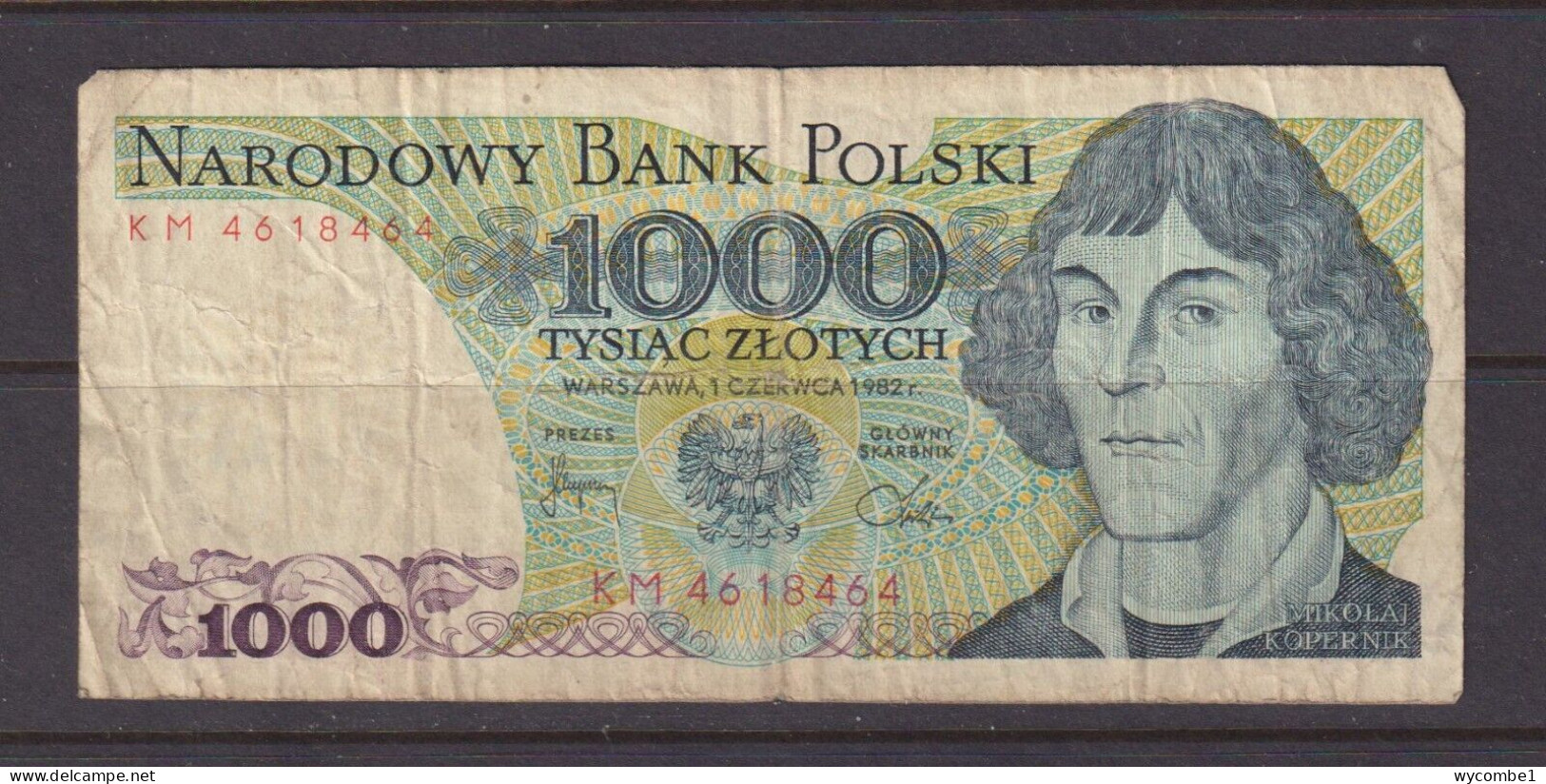 POLAND - 1982 1000 Zloty Circulated Banknote - Pologne