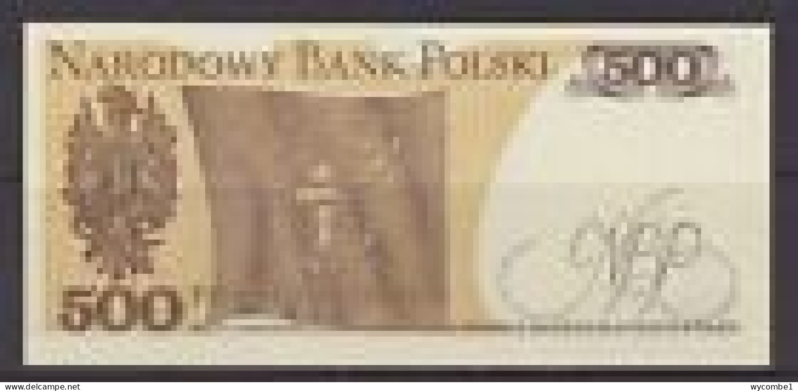 POLAND - 1982 500 Zloty AUNC Banknote - Pologne