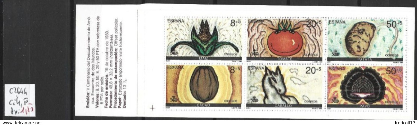 ESPAGNE C2644 Côte 4.50 € - Carnets