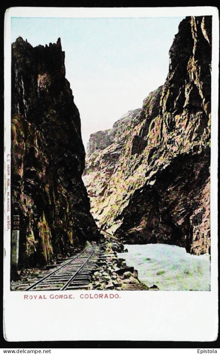 ►1900's Royal Gorge Railway  Usa Colorado - Otros & Sin Clasificación
