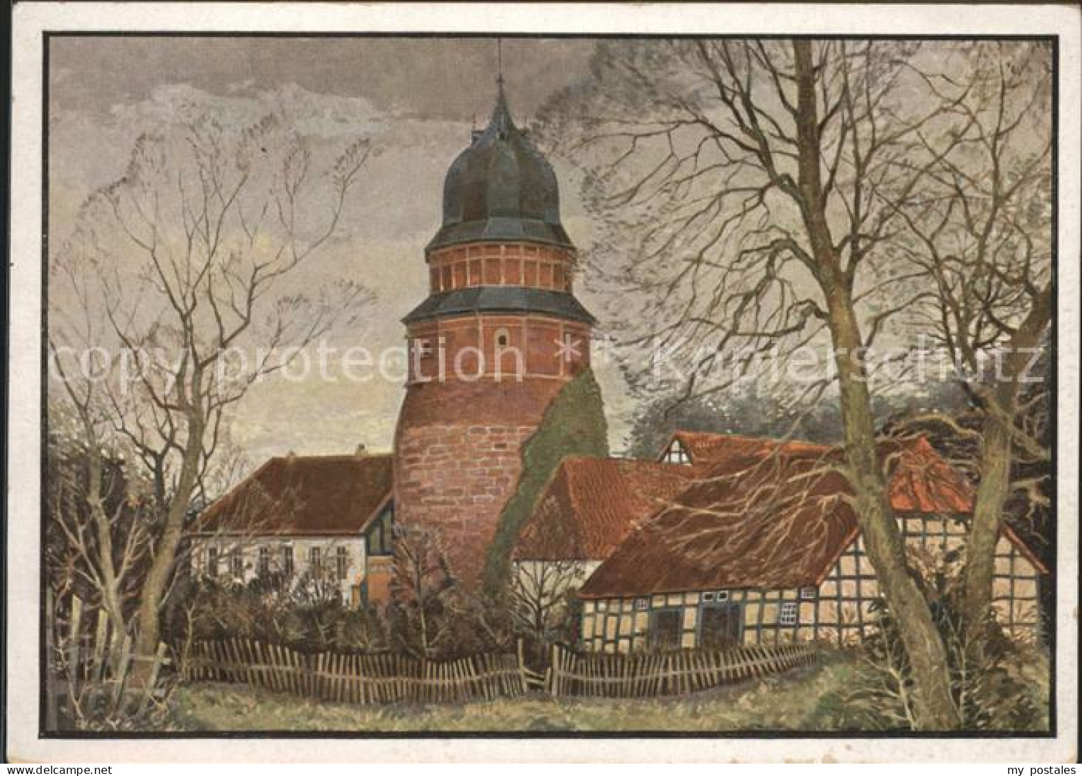 41598792 Diepholz Schloss Kuenstlerkarte R. Koepke Kalender Deutsche Lande Deuts - Diepholz