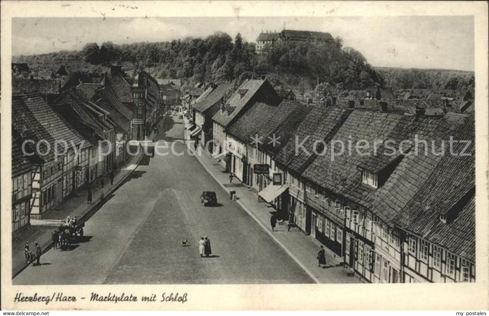 41598735 Herzberg Harz Marktplatz Mit Schloss Herzberg Am Harz - Herzberg