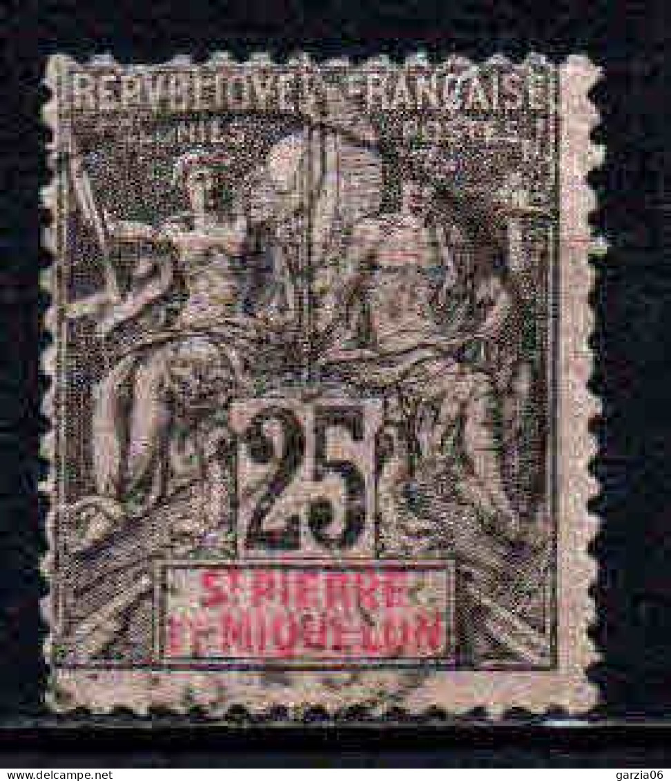 St Pierre Et Miquelon    - 1892 - Type Sage - N° 66 - Oblit - Used - Used Stamps