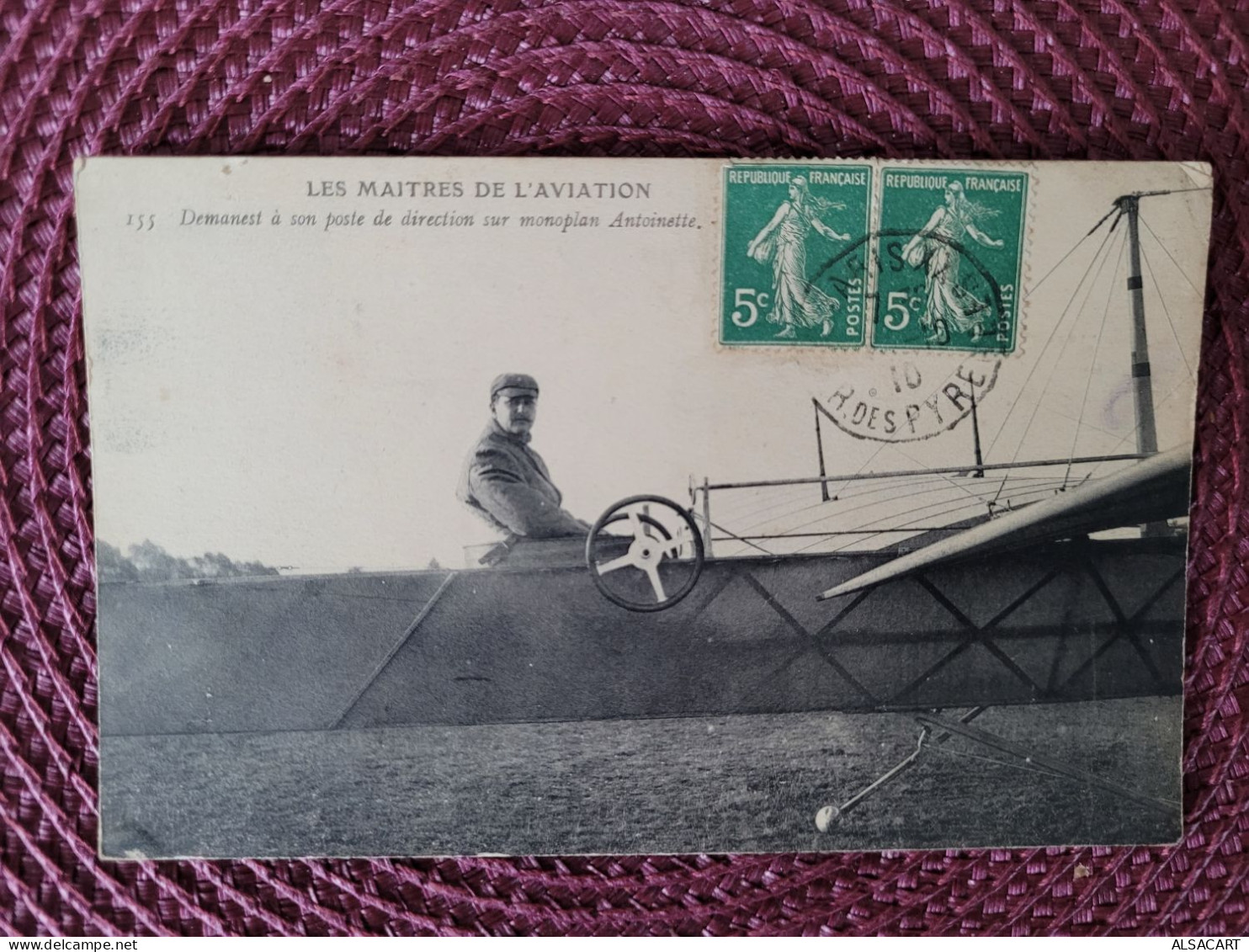 Damanest , Monoplan Antoinette - Airmen, Fliers