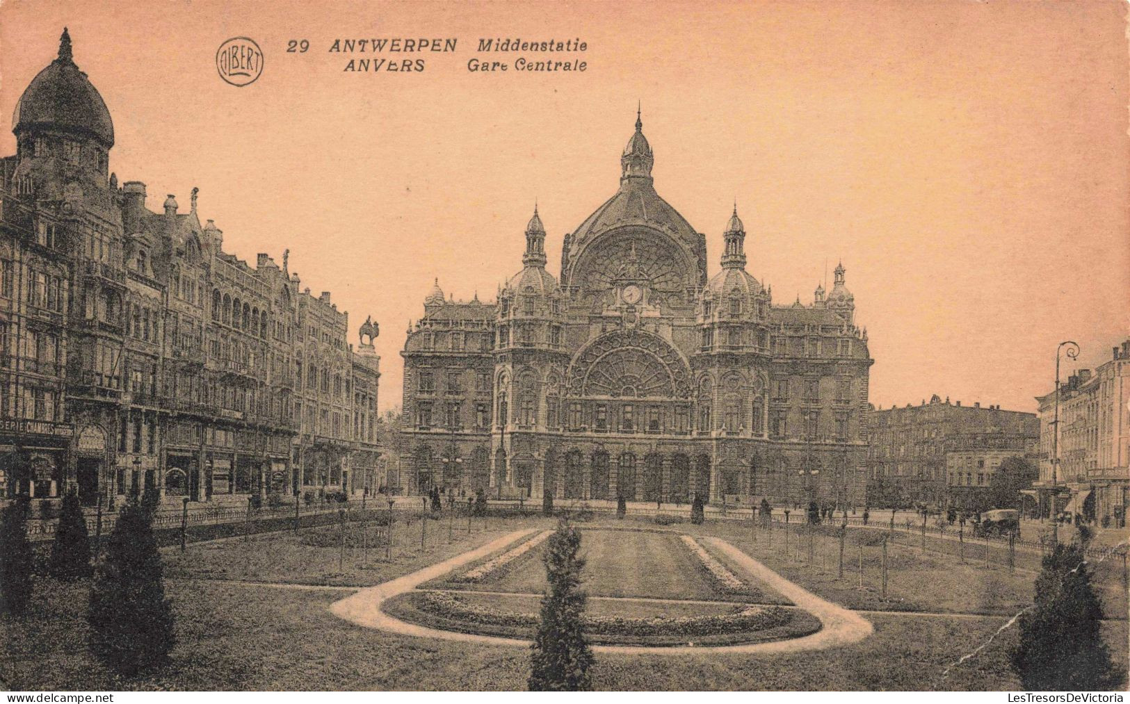 BELGIQUE - Anvers - Gare Centrale - Carte Postale Ancienne - Antwerpen