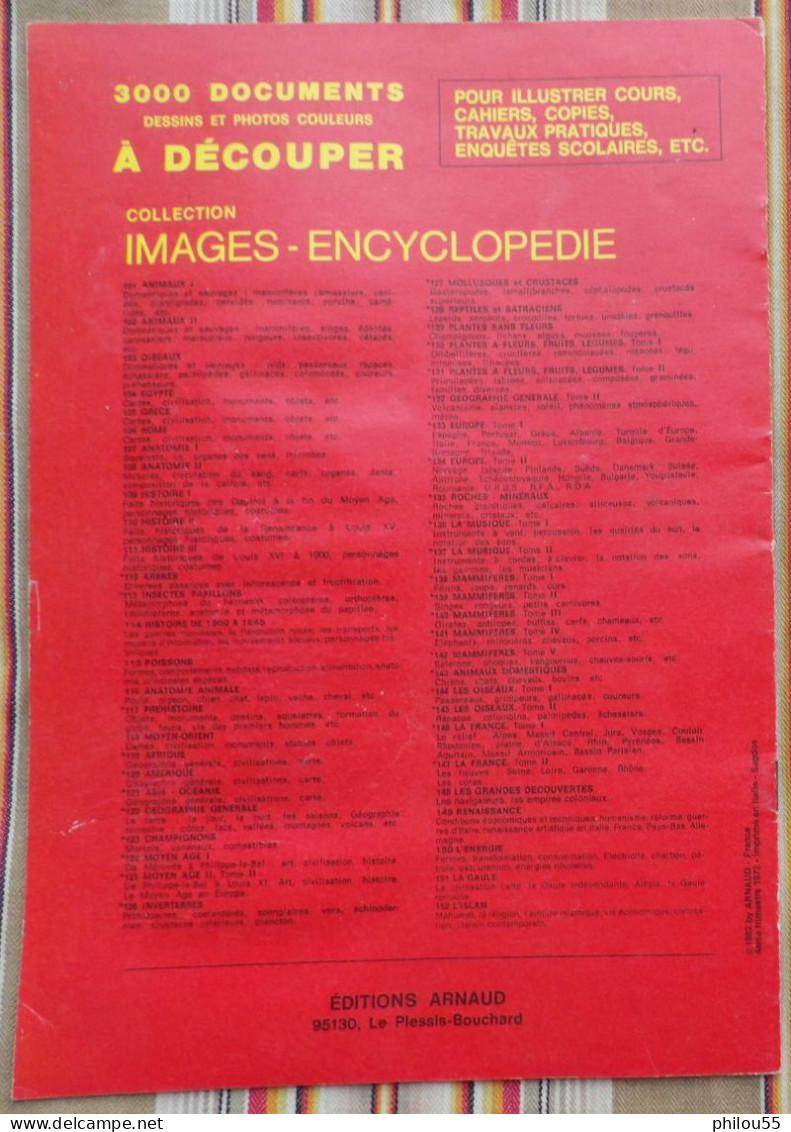 DOCUMENTATION SCOLAIRE Images ARNAUD ANATOMIE II 1982 - Lesekarten