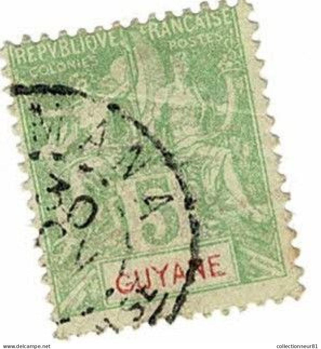 GUYANNE N° Yvert  43  Cote 2€ Obli - Used Stamps