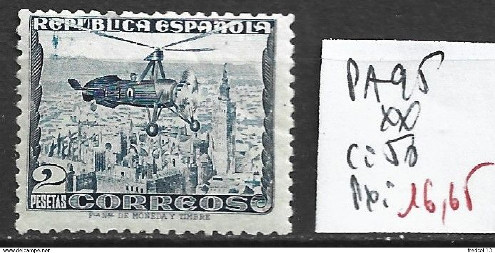 ESPAGNE PA 95 ** Côte 50 € - Unused Stamps