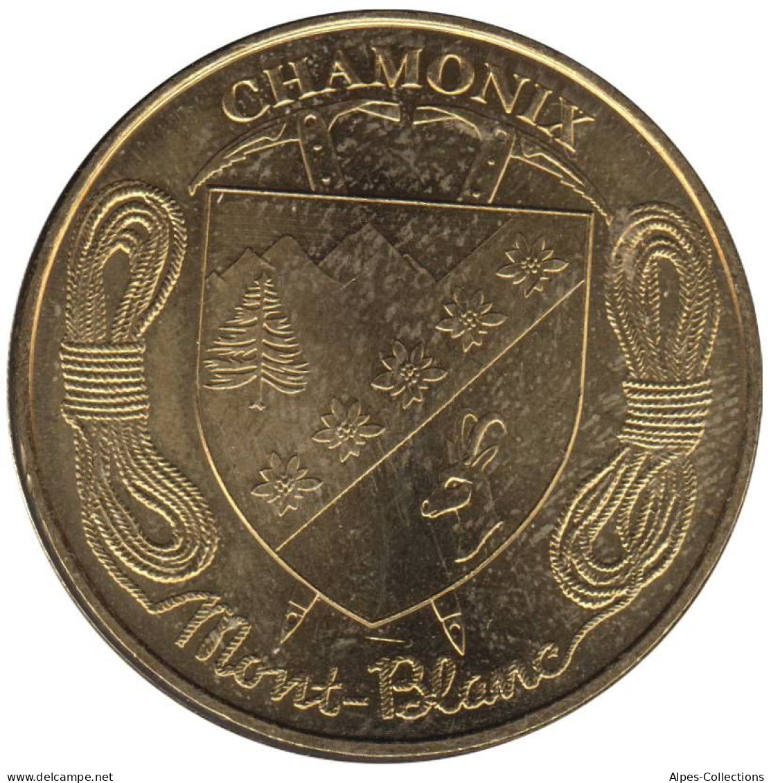 74-0968 - JETON TOURISTIQUE MDP - Chamonix - Mont-Blanc - Le Blason - 2010.1 - 2010