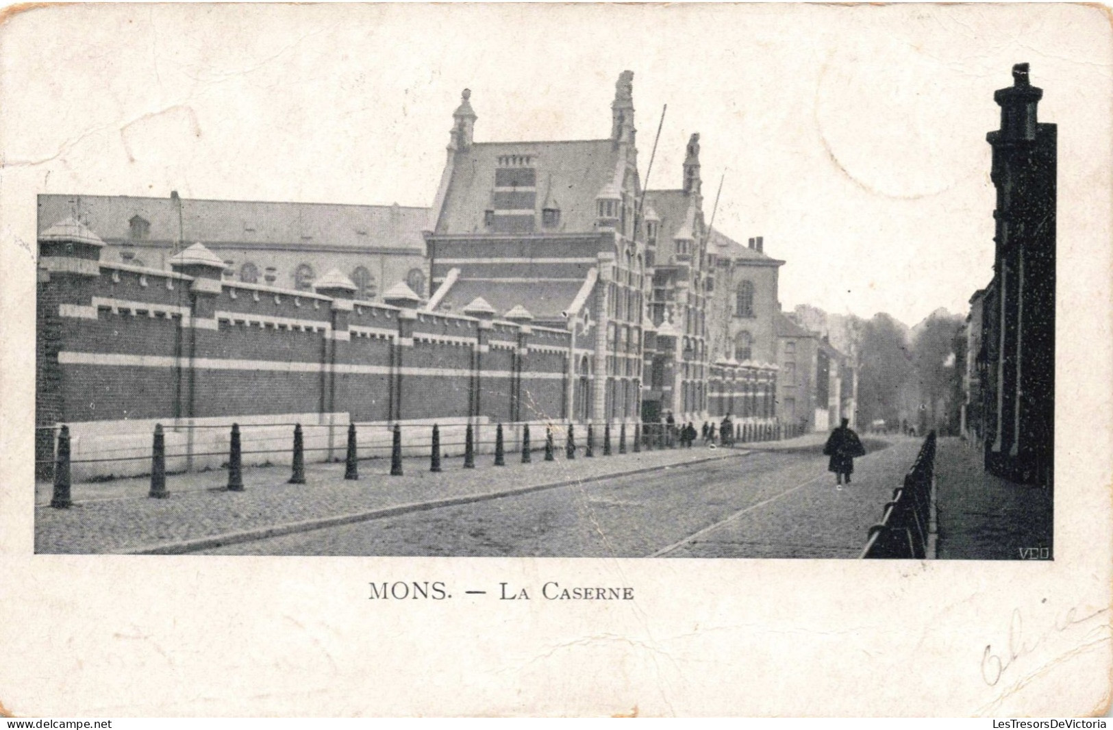 BELGIQUE - Mons - La Caserne - Carte Postale Ancienne - Mons