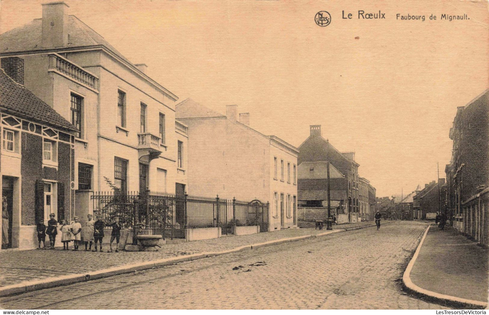 BELGIQUE - Le Roeulx - Faubourg De Mignault - Carte Postale Ancienne - Le Roeulx