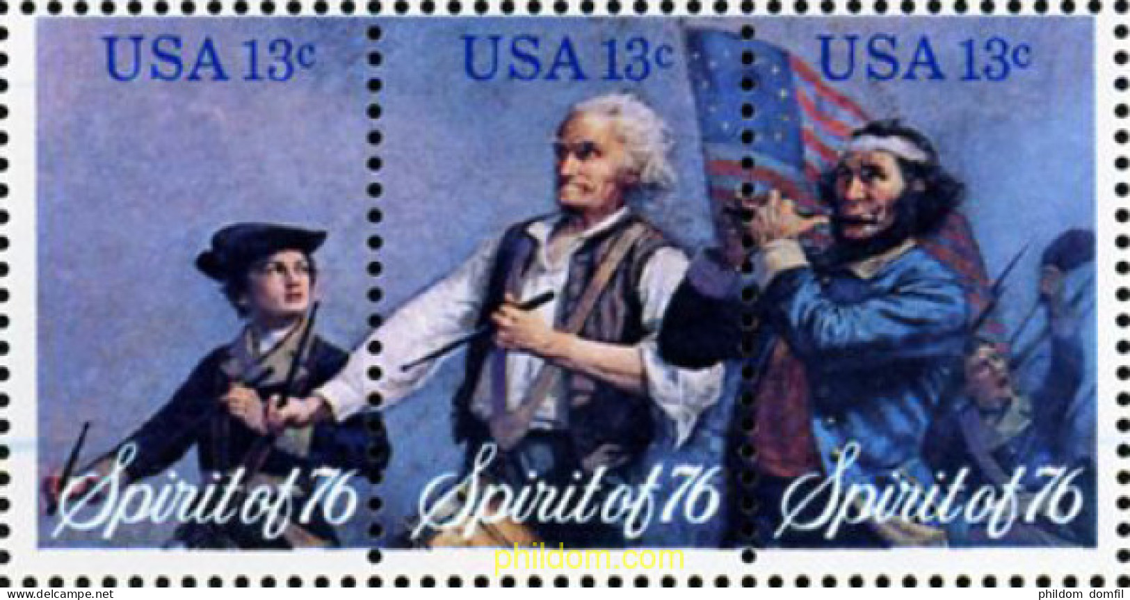 208605 MNH ESTADOS UNIDOS 1976 BICENTENARIO DE LA INDEPENDENCIA DE LOS ESTADOS UNIDOS - Unused Stamps