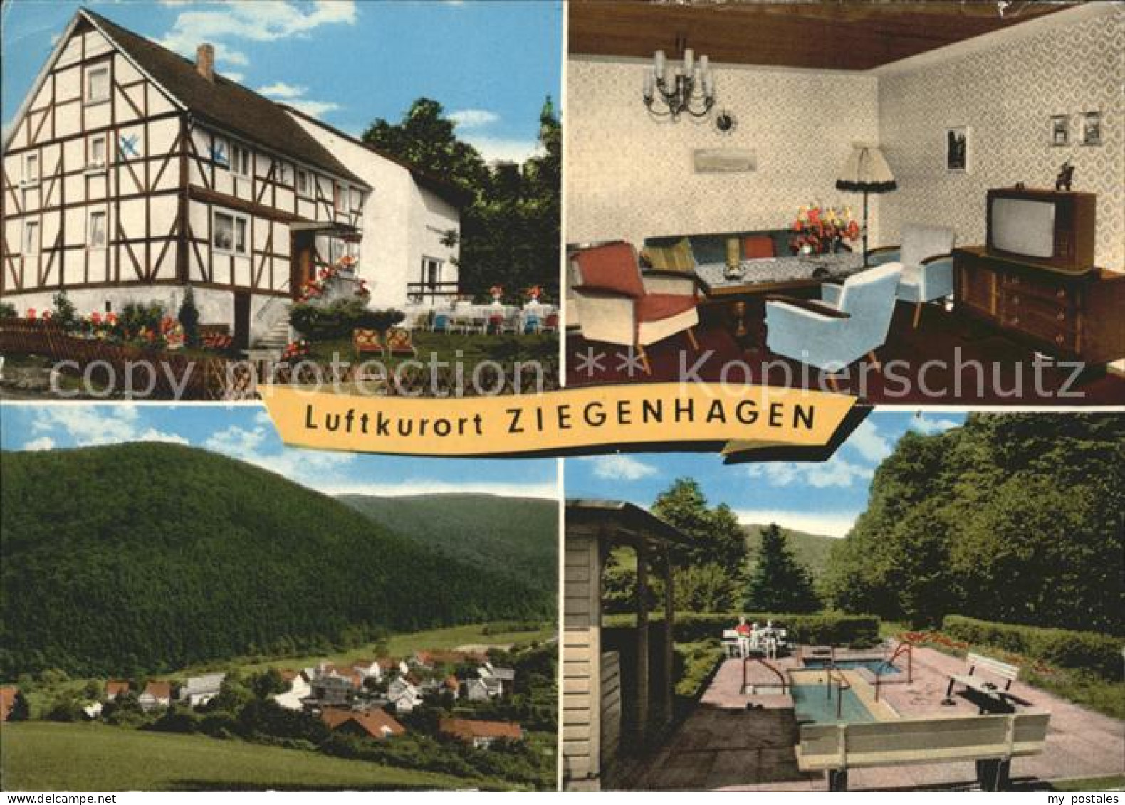 41597654 Ziegenhagen Witzenhausen Pension Haus Rautenbachtal Panorama Swimmingpo - Witzenhausen