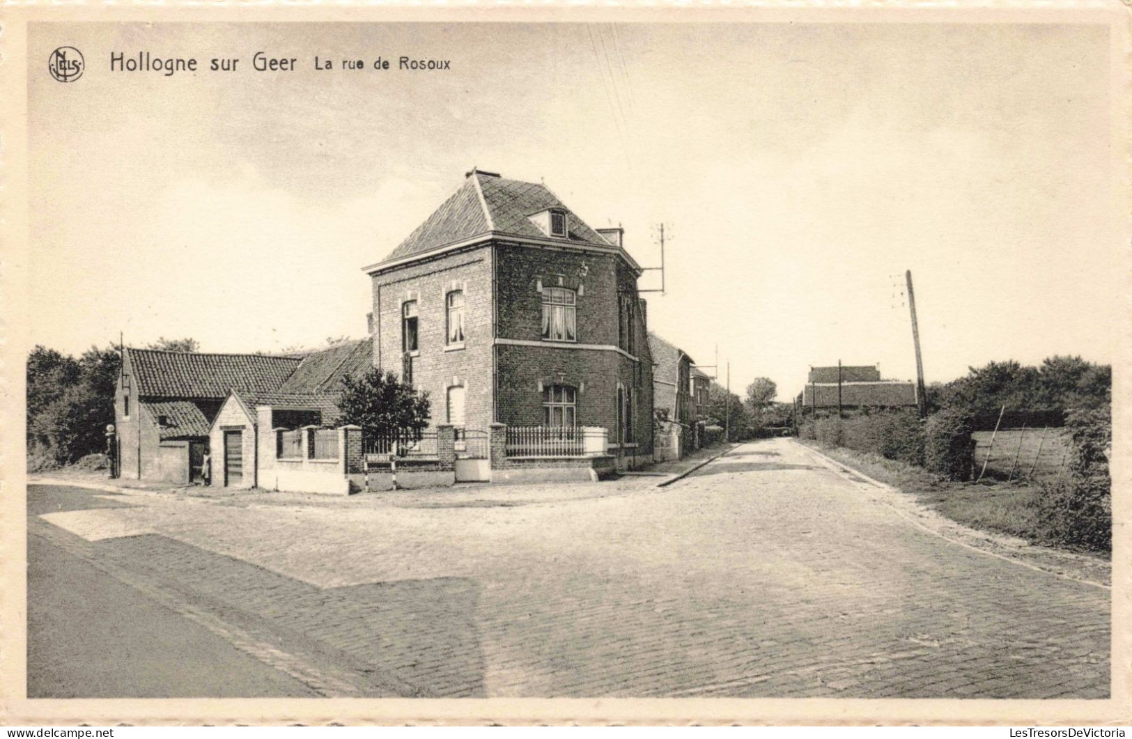 BELGIQUE - Hollogne Sur Geer - La Rue De Rosoux - Carte Postale Ancienne - Geer