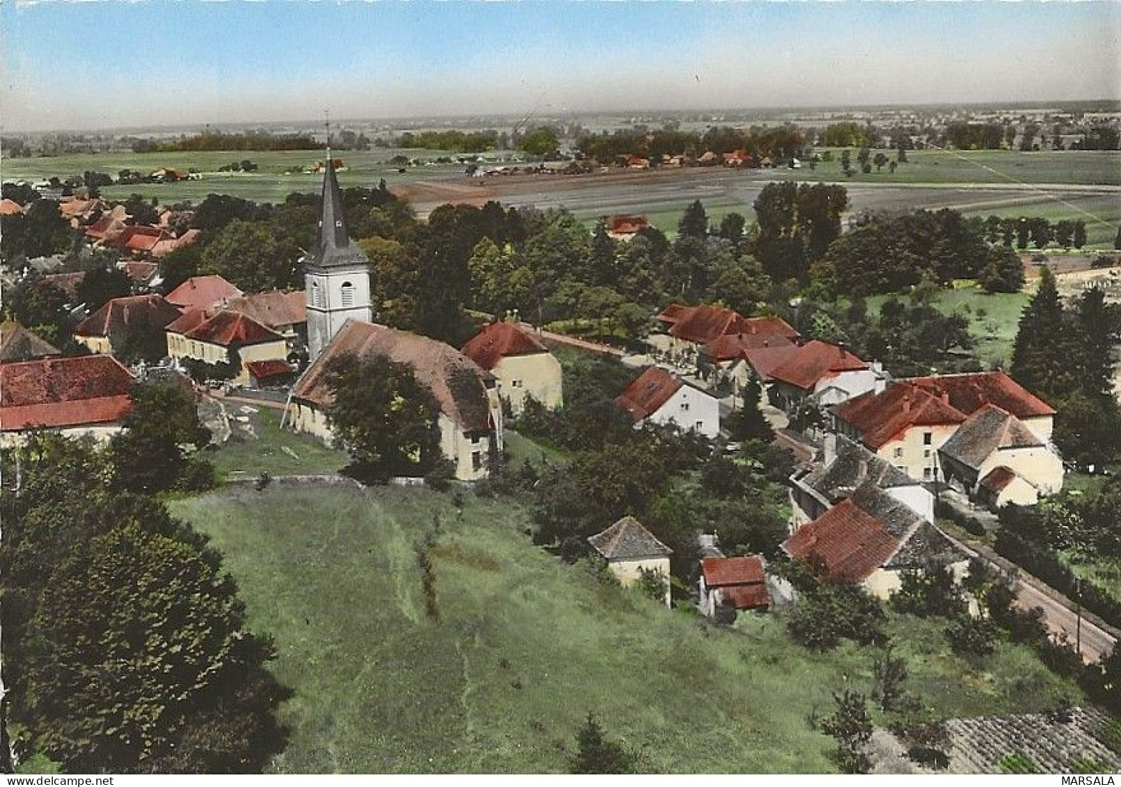 CPSM Villers Farlay Quartier De L'église - Villers Farlay